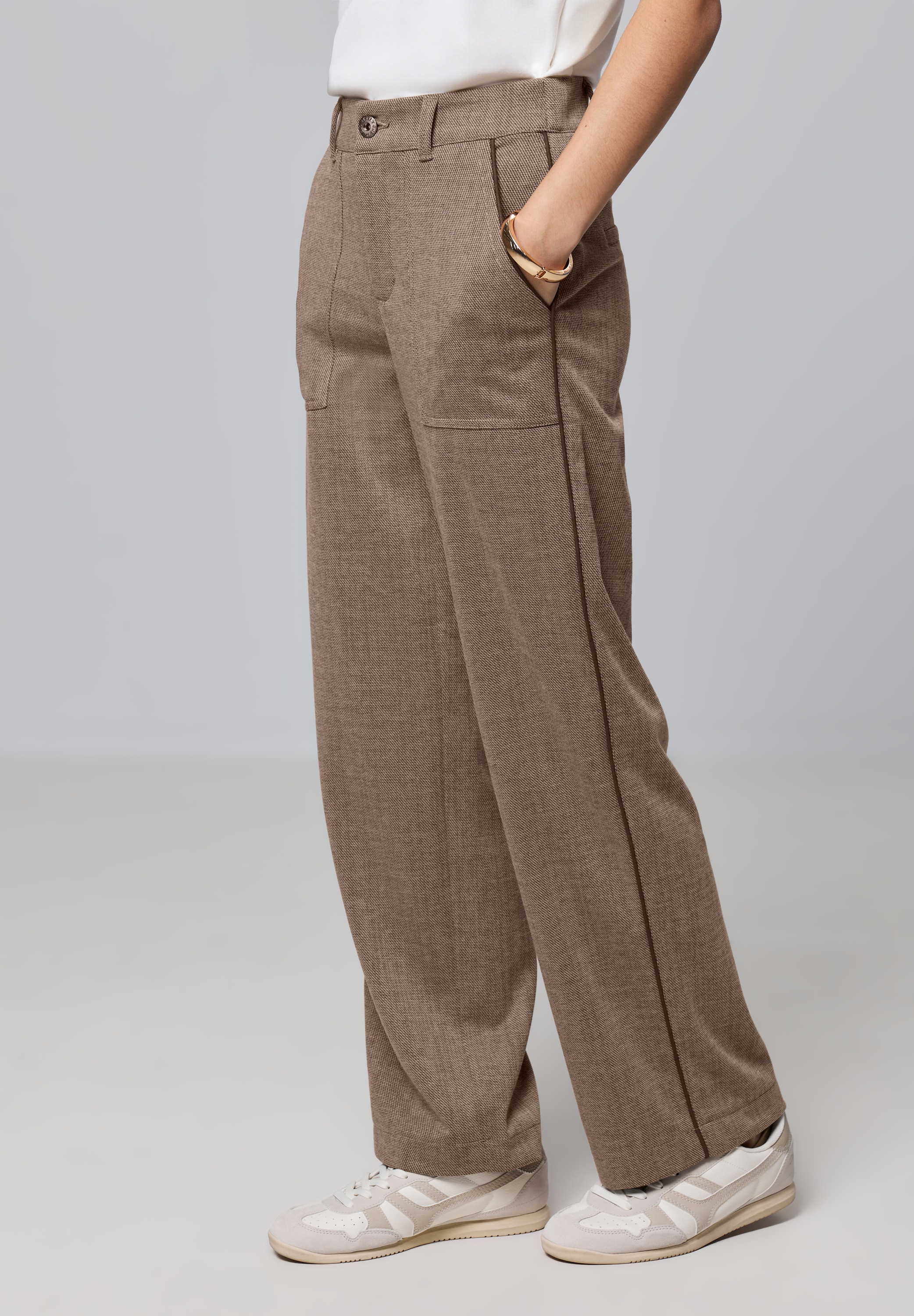 STREET ONE STUDIO Stoffhose, High Waist günstig online kaufen
