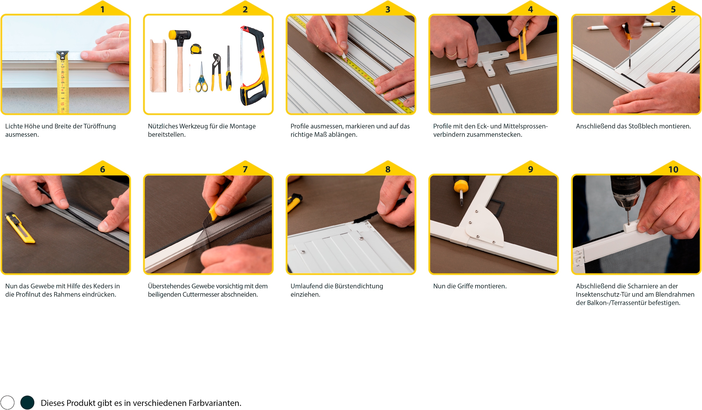 SCHELLENBERG Insektenschutz-Tür »Plus für Balkontüren und Terrassentüren«, Fliegengitter mit Rahmen, 100 x 210 cm in weiß und anthrazit