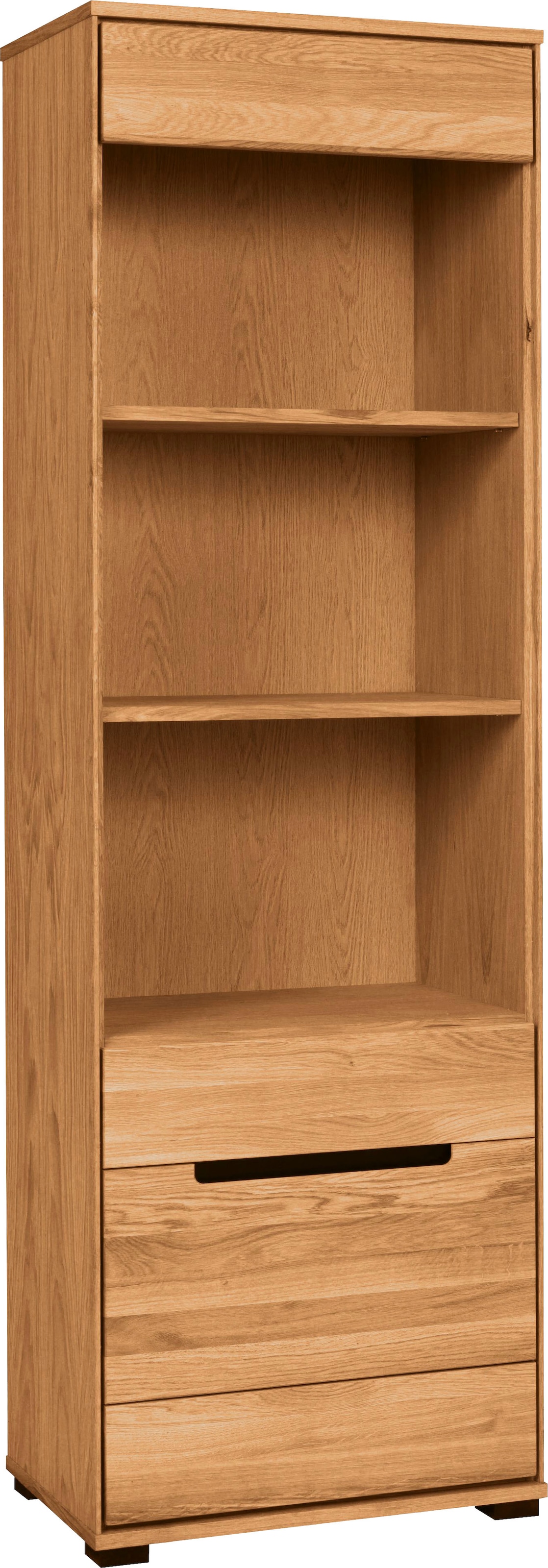 Home affaire Vitrine "Vitrine LOLA B/T/H: 62,5/196,5/40,5cm" Eiche teilmass günstig online kaufen