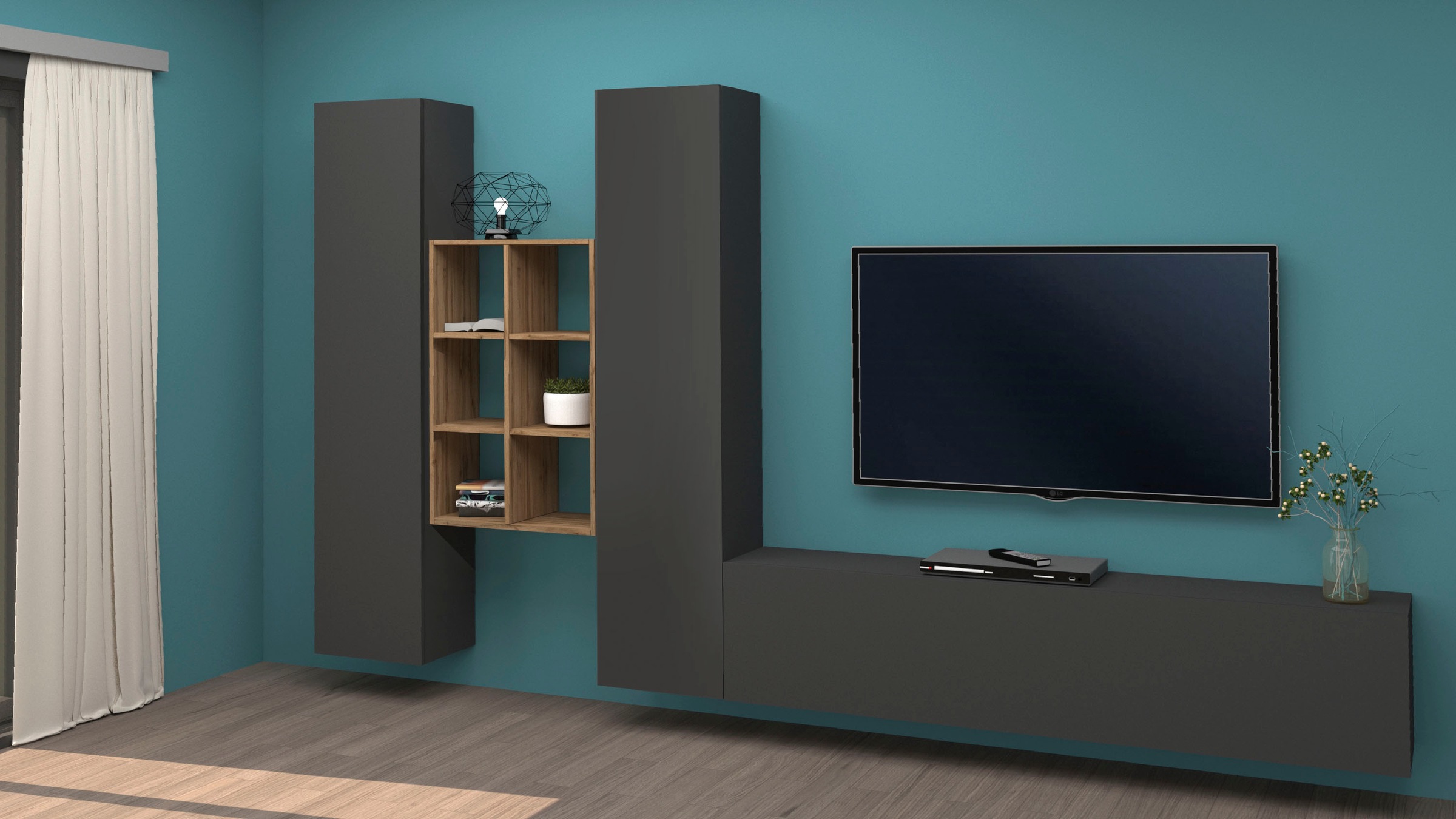 Thumbnail - INOSIGN Wohnwand "Maruska" 1 Stk. tlg.