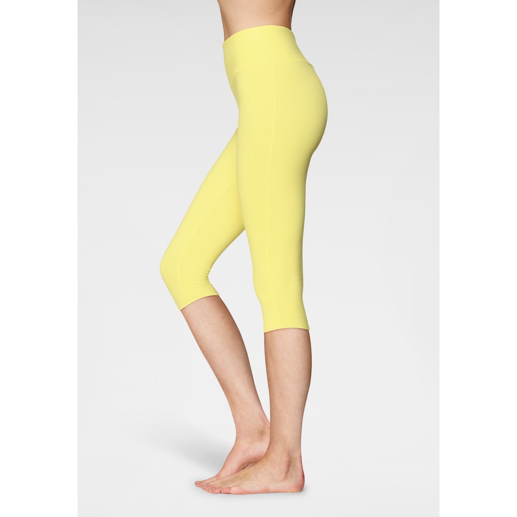 LASCANA Caprileggings, mit breitem, weichen Bündchen