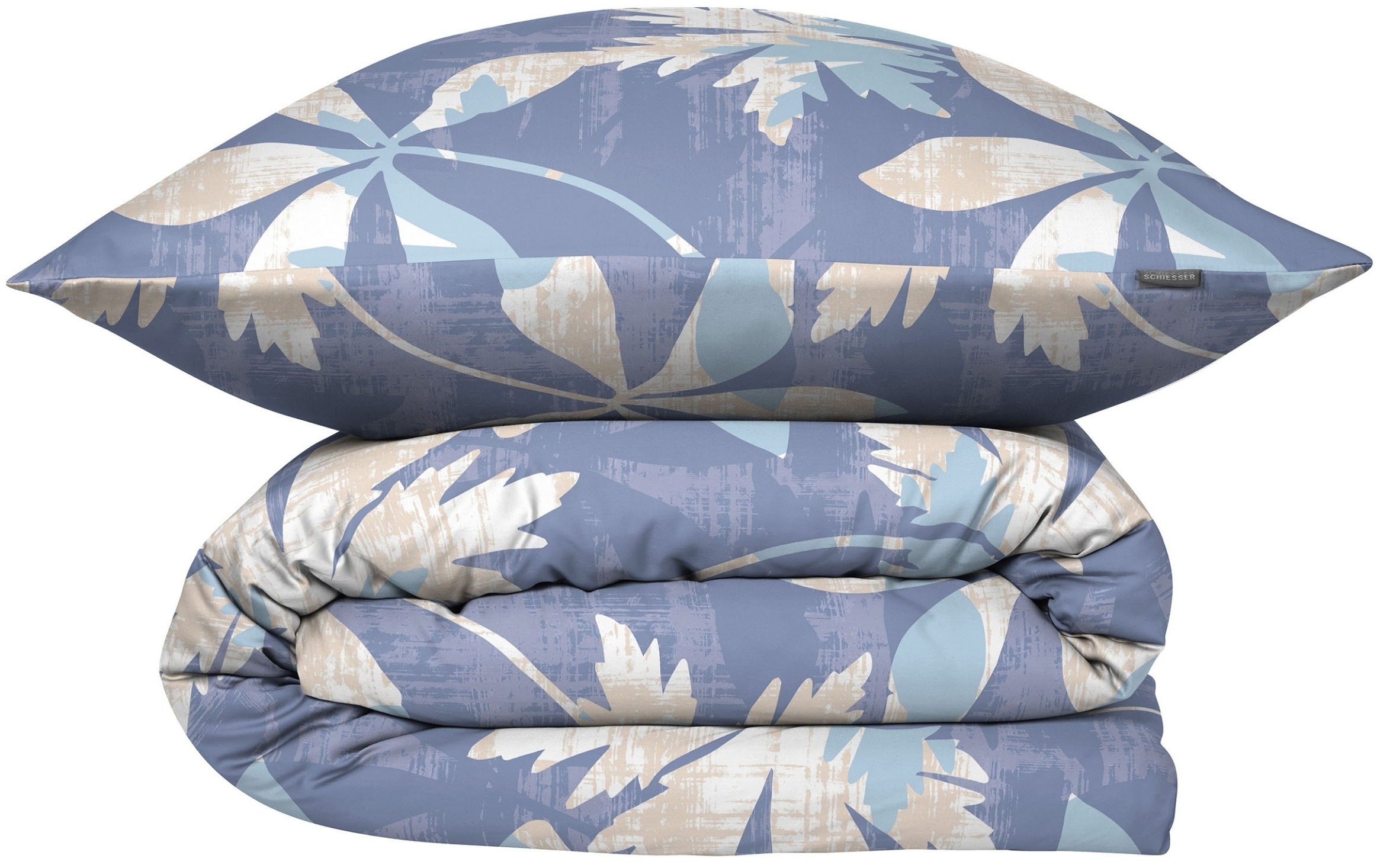 Schiesser Bettwäsche "Vera aus weichem Baumwoll-Satin mit floralem Muster" günstig online kaufen