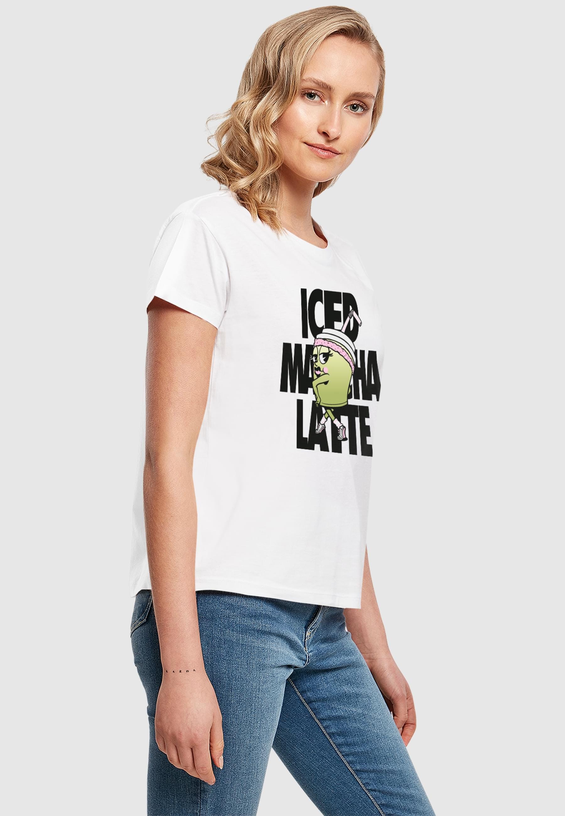 Miss Tee T-Shirt »Miss Tee Iced Matcha Latte Tee«, (1 tlg.)