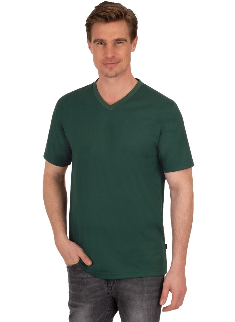 »TRIGEMA bestellen Trigema ▷ BAUR DELUXE T-Shirt V-Shirt Baumwolle« |