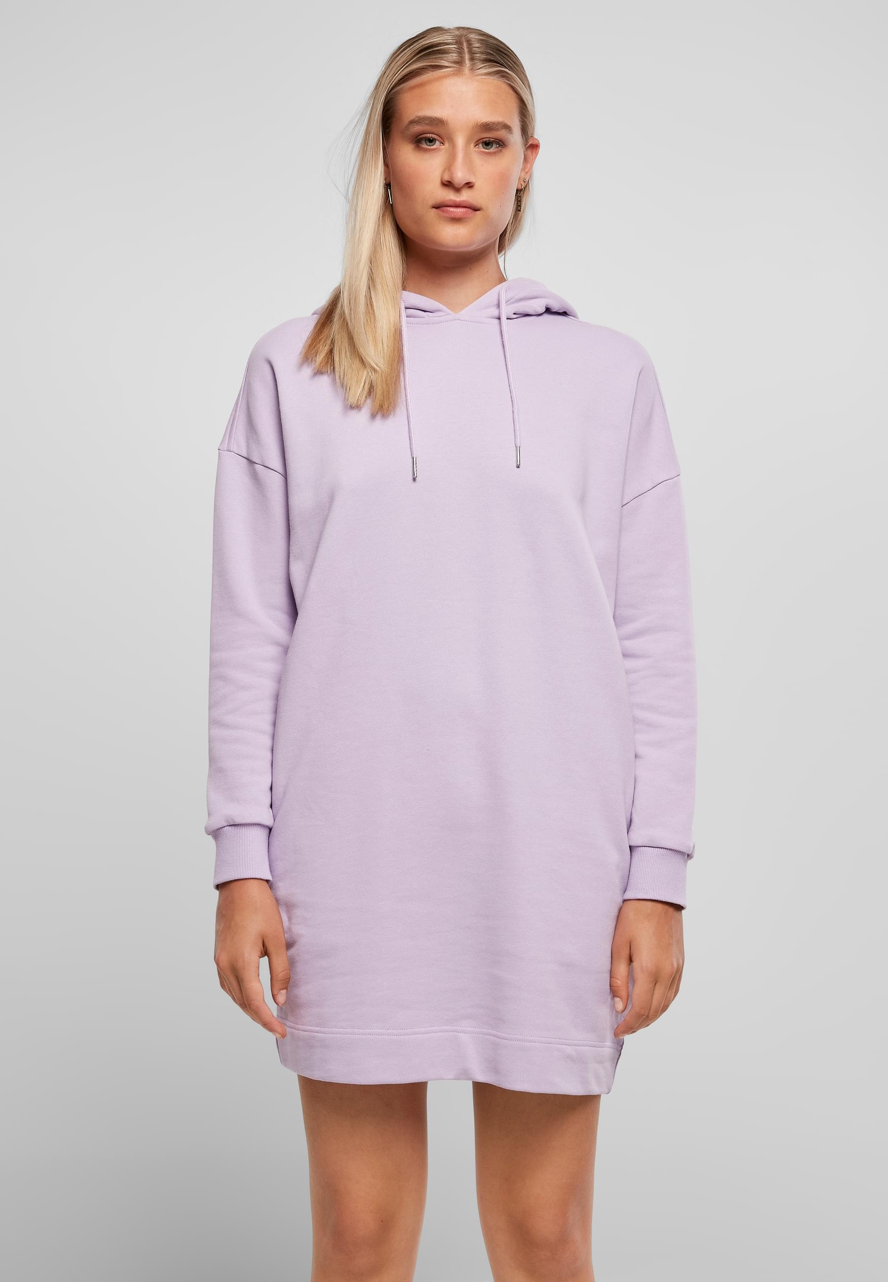 URBAN CLASSICS Shirtkleid »Urban Classics Damen Ladies Organic Oversized Terry Hoody Dress«, (1 tlg.)