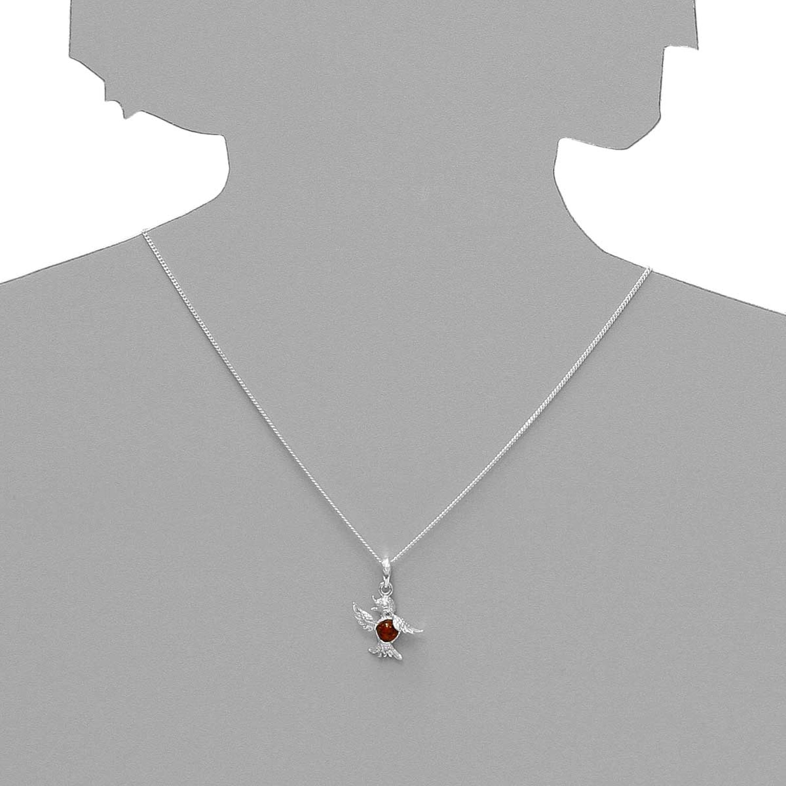 OSTSEE-SCHMUCK Kette mit Anhänger »Ostsee-Schmuck Kette mit Anhänger Kolibri«, (2 tlg.)