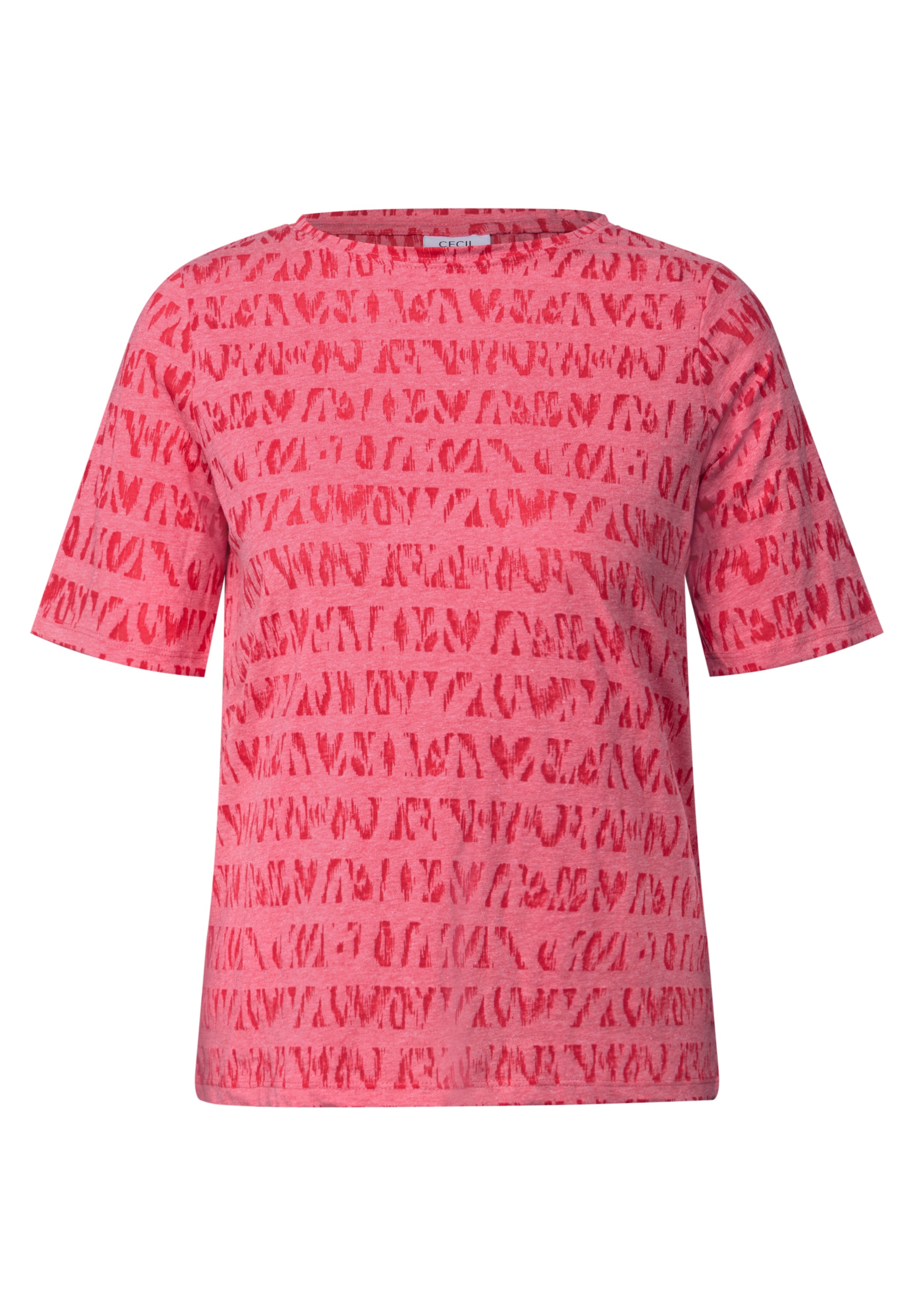 Cecil Print-Shirt, aus elastischem Materialmix