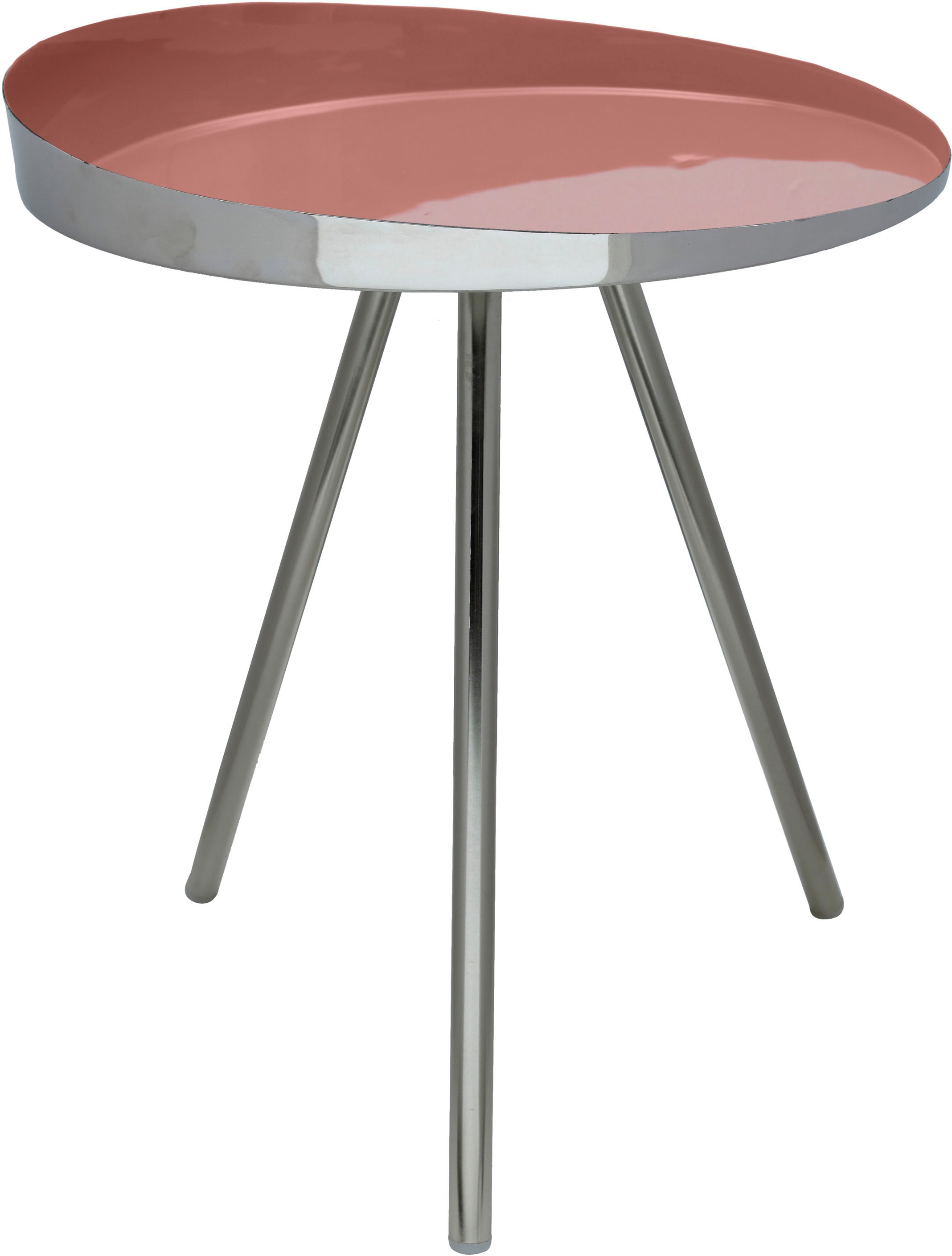 Kayoom Beistelltisch »Morrison, runder Beistelltisch, edler Look«, (1 St.), Dekorativ, glanzvolle Lackierung, stilvolles Design