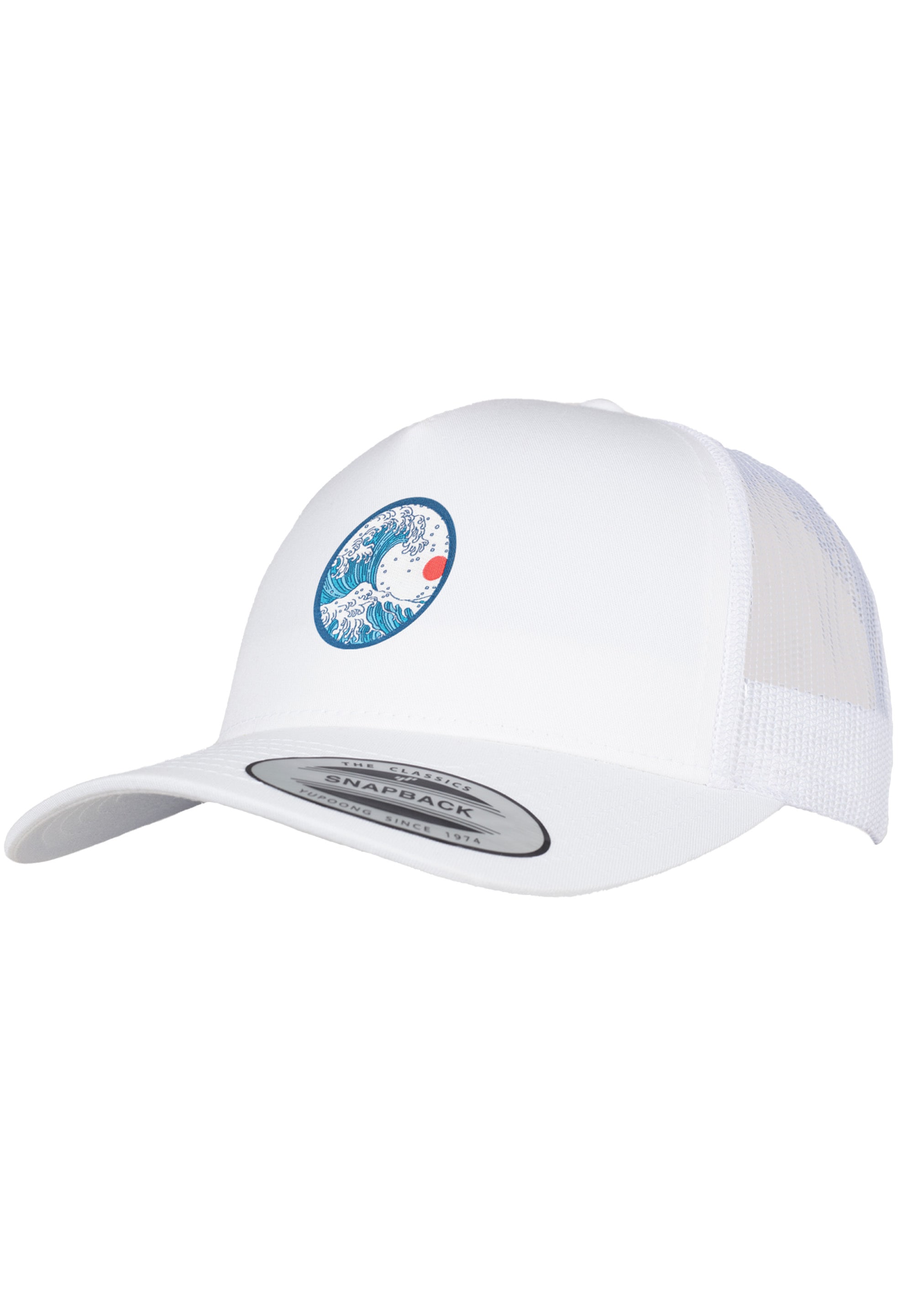 F4NT4STIC Schirmmütze »Retro Trucker Cap Kanagawa«, Print