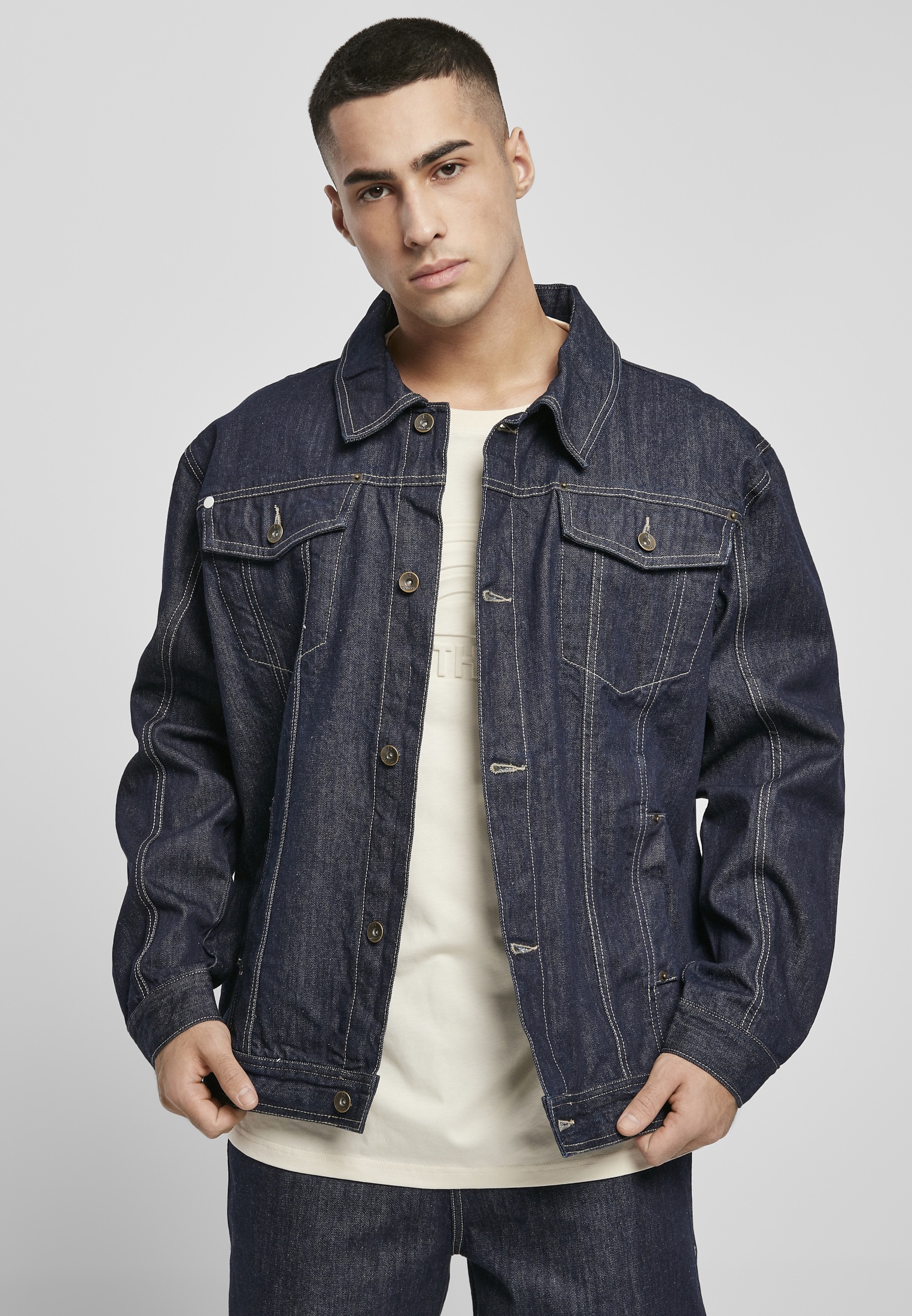 Allwetterjacke »Southpole Herren Southpole Script Denim Jacket«, (1 St.), ohne Kapuze