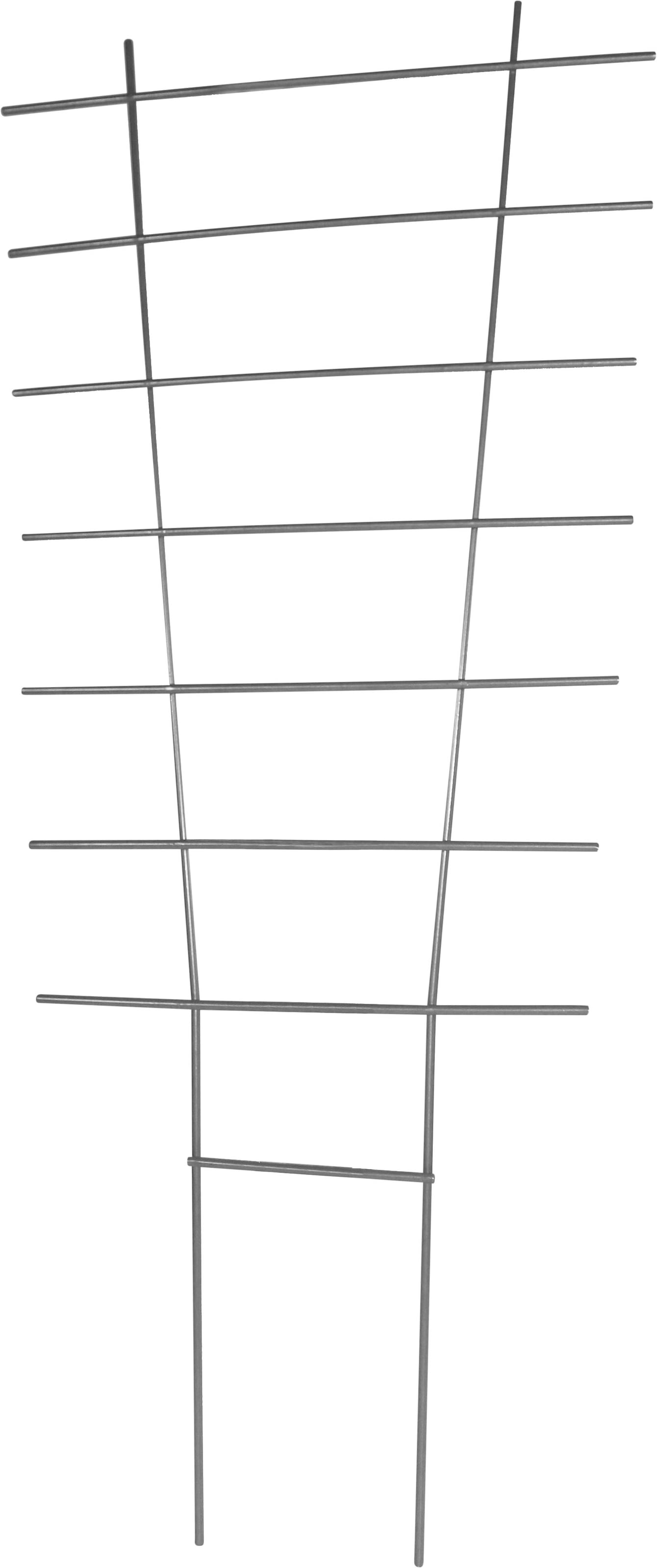 Windhager Rankgitter "für hochwachsende Topfpflanzen, Blumenstütze aus Metall" Gitterspalier erhältlich in 44 x 24 cm oder 77 x 34 cm, silber