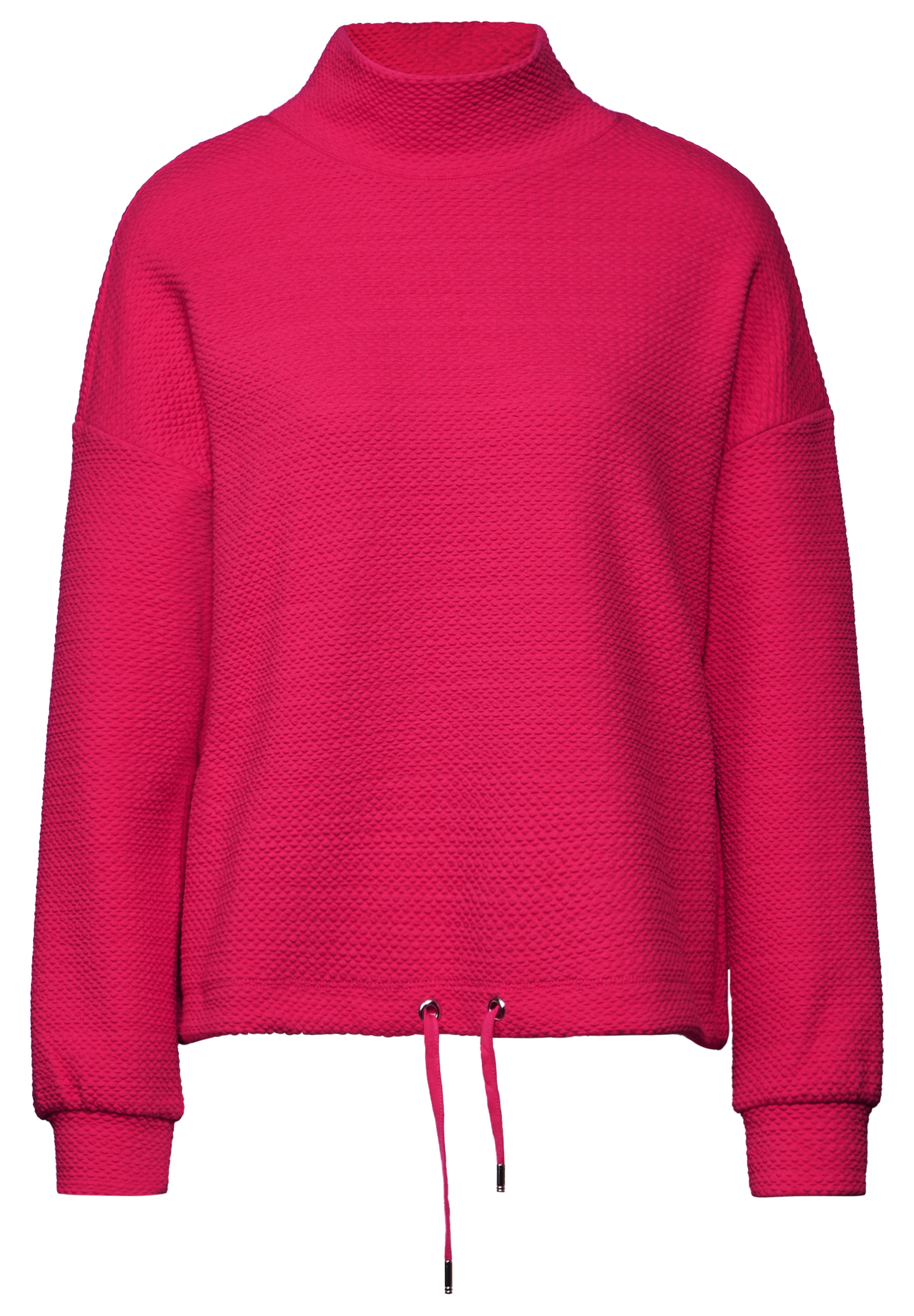 STREET ONE Langarmshirt, mit Tunnelzug am Saum