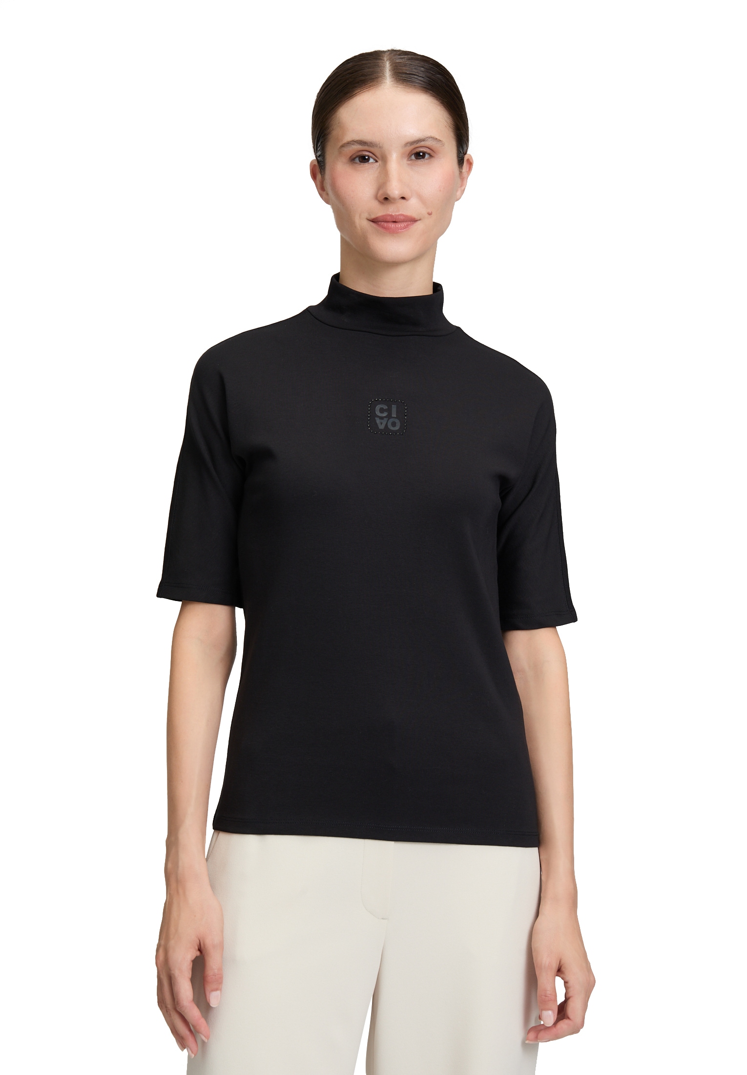 Betty Barclay Kurzarmshirt "Betty Barclay Damen Rollkragenshirt mit Stehkra günstig online kaufen