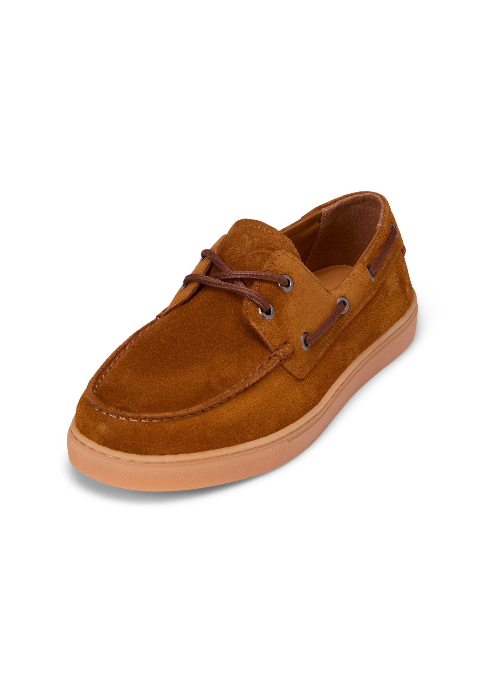 Mokassin MARC O'POLO "aus Veloursleder", Herren, Gr. 43, cognac, Obermaterial: 100% Leder (Rind), unifarben, Schuhe Mokassin