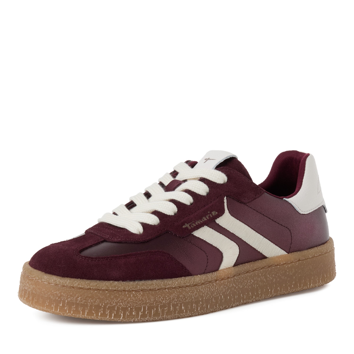 Tamaris Plateausneaker Freizeitschuh, Halbschuh, Schnürschuh im Retro-Look