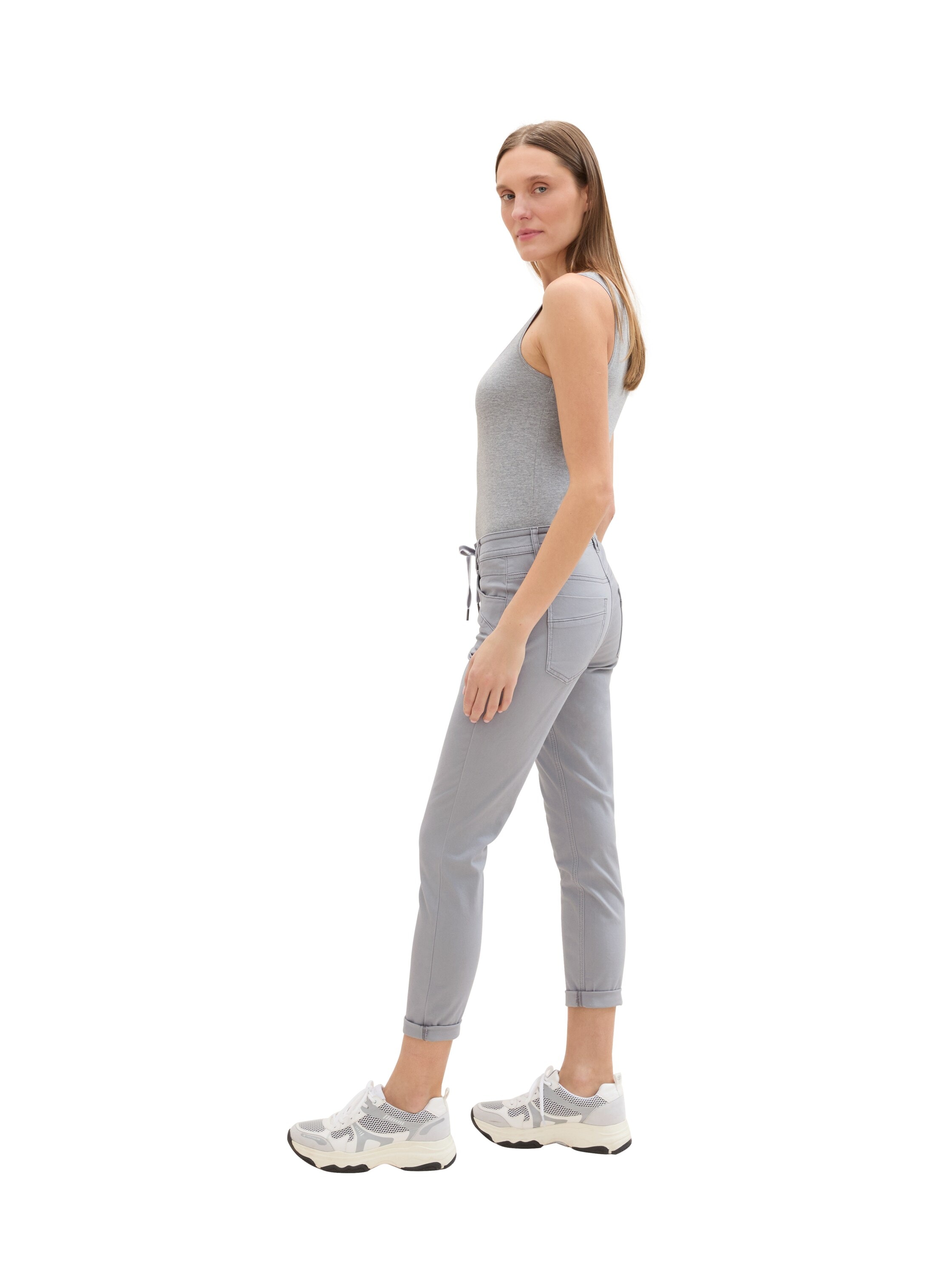 TOM TAILOR 7/8-Hose, mit Bindeband am Bündchen