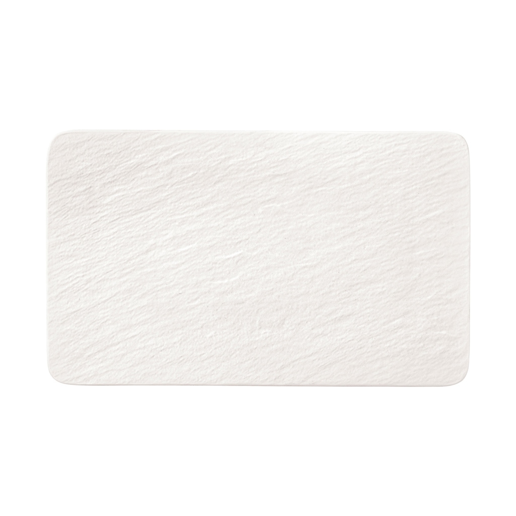 Villeroy & Boch "Multifunktionsteller quadratisch Manufacture Rock Blanc 28 x 17 cm weiß"