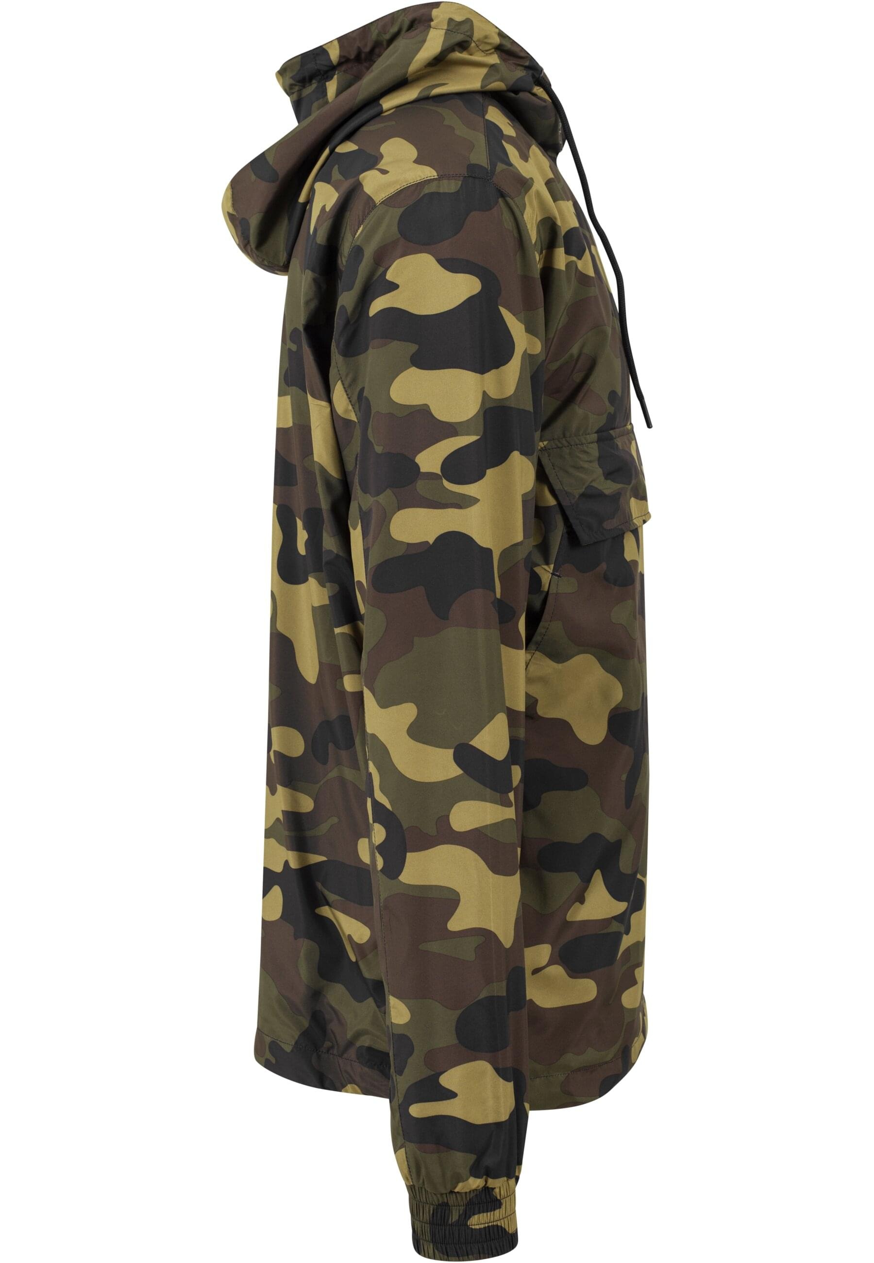 URBAN CLASSICS Anorak »Urban Classics Herren Camo Pull Over Windbreaker«, (1 St.), mit Kapuze