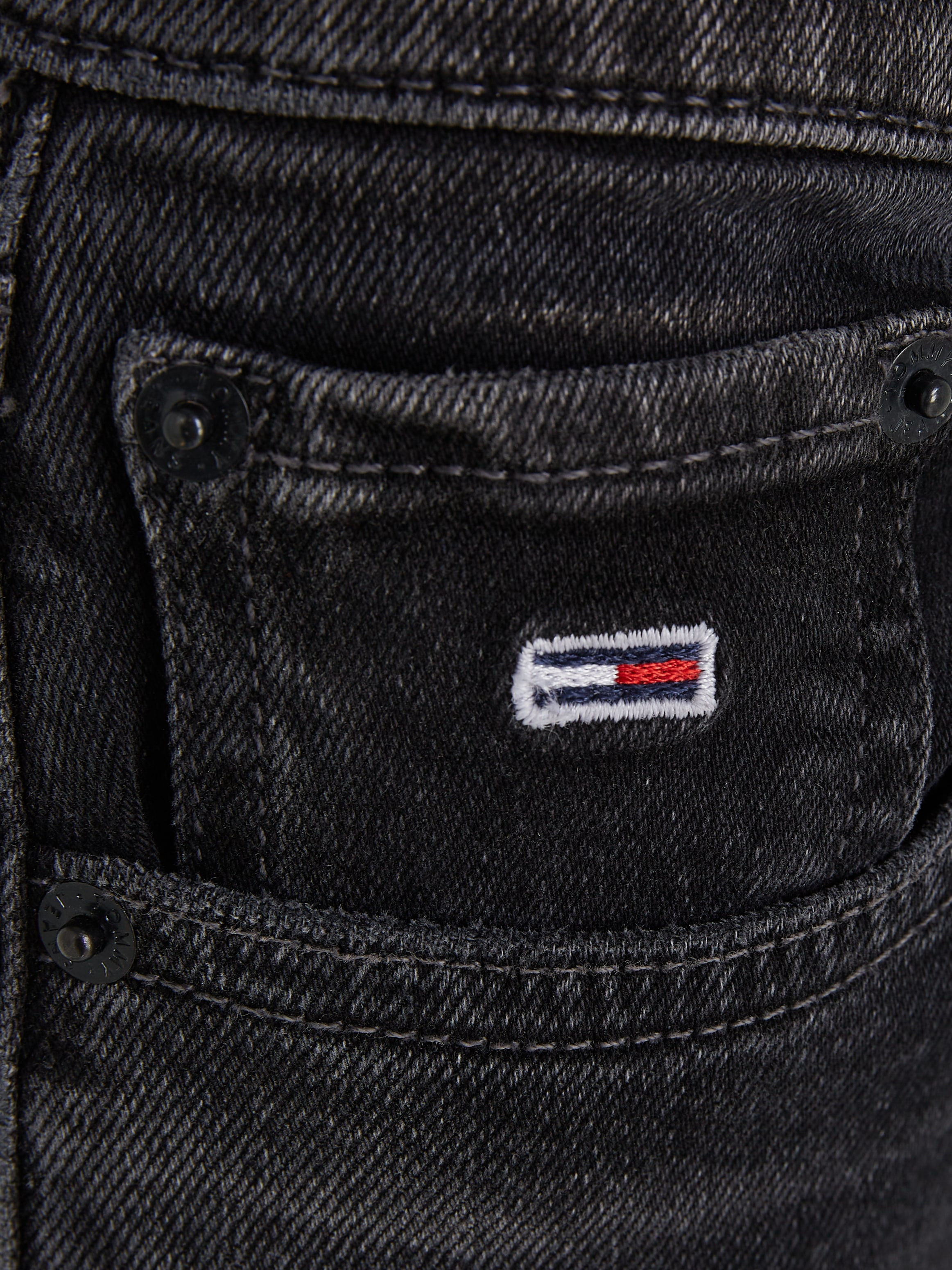 Tommy Jeans Skinny-fit-Jeans Markenlabel Tommy für mit Jeans kaufen | BAUR & »Sylvia«, Badge