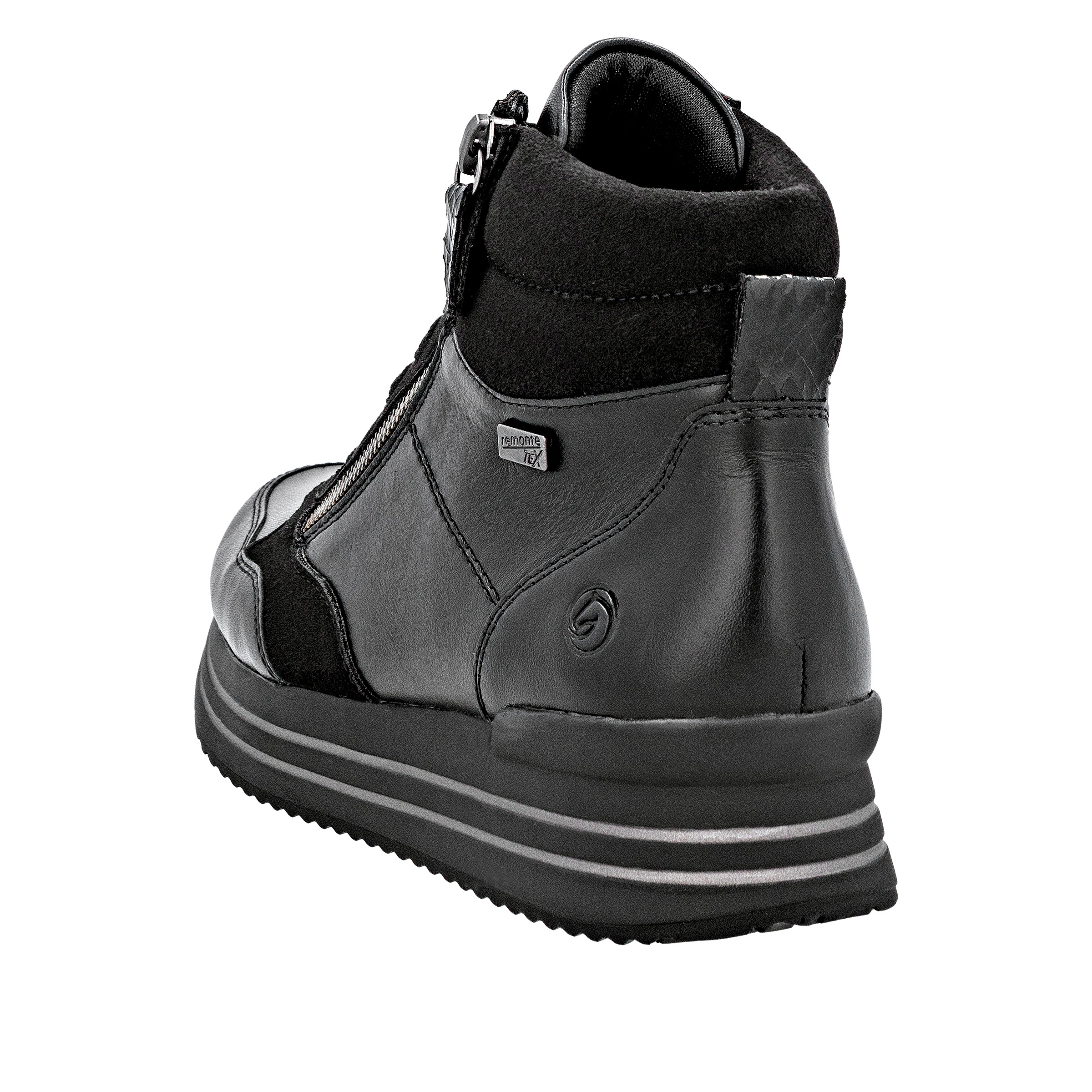 Remonte Damen Sneakerboots Schwarz Größe 41 3