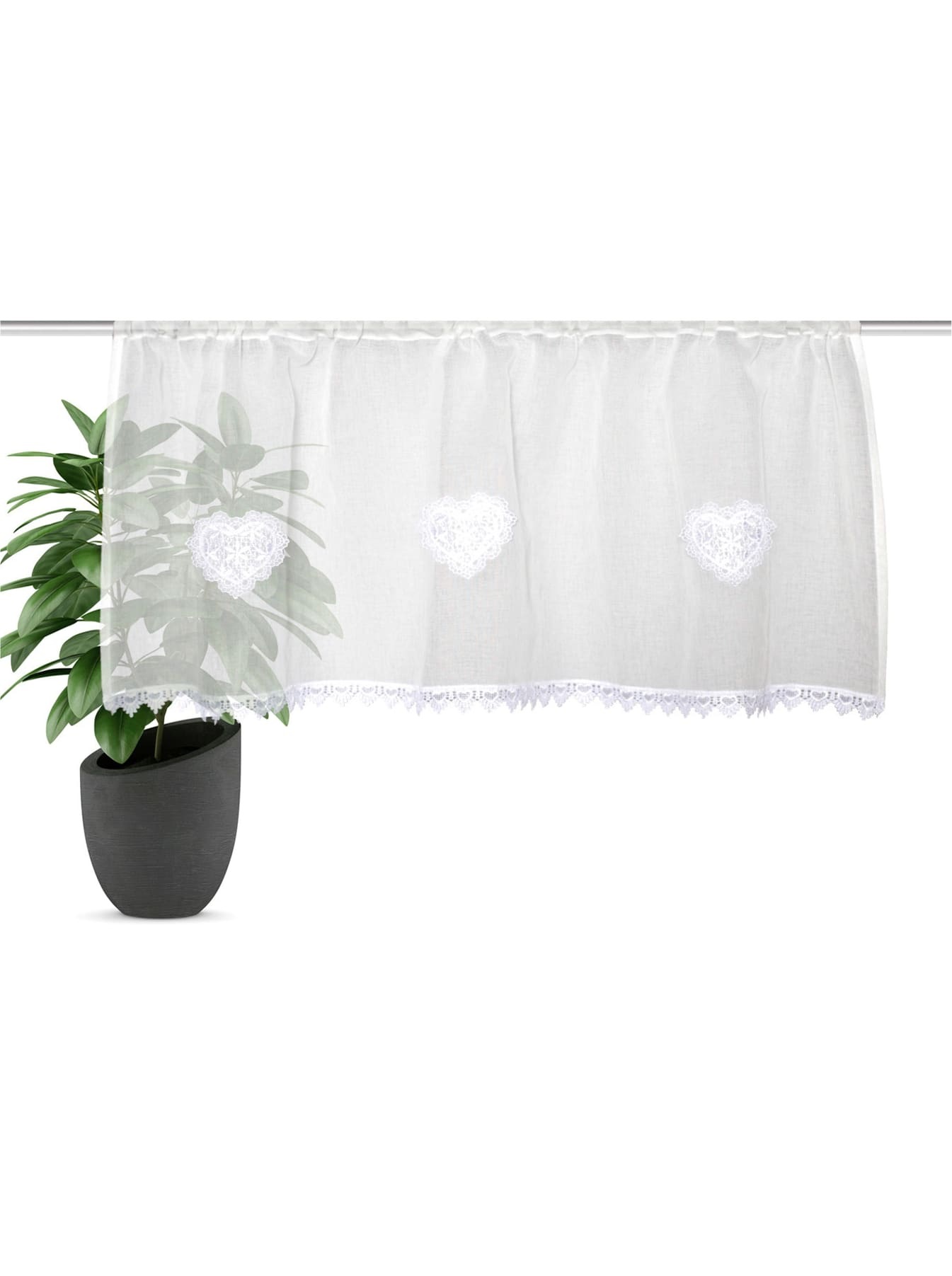 heine home Querbehang Stangendurchzug 1 Stk. tlg. günstig online kaufen