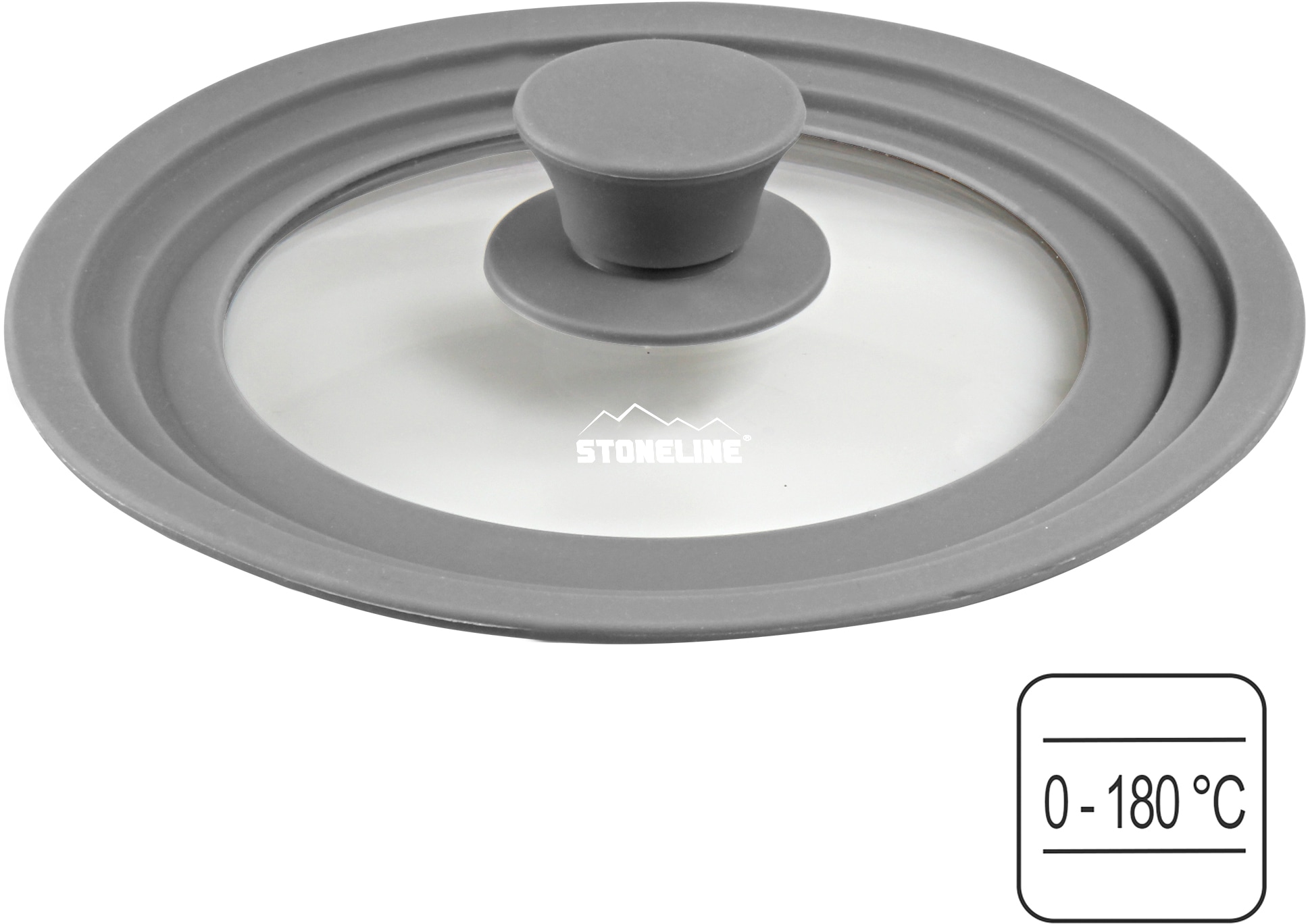 STONELINE Deckel »STONELINE®«, (Set, 2 tlg.), für 6 verschiedene Durchmesser