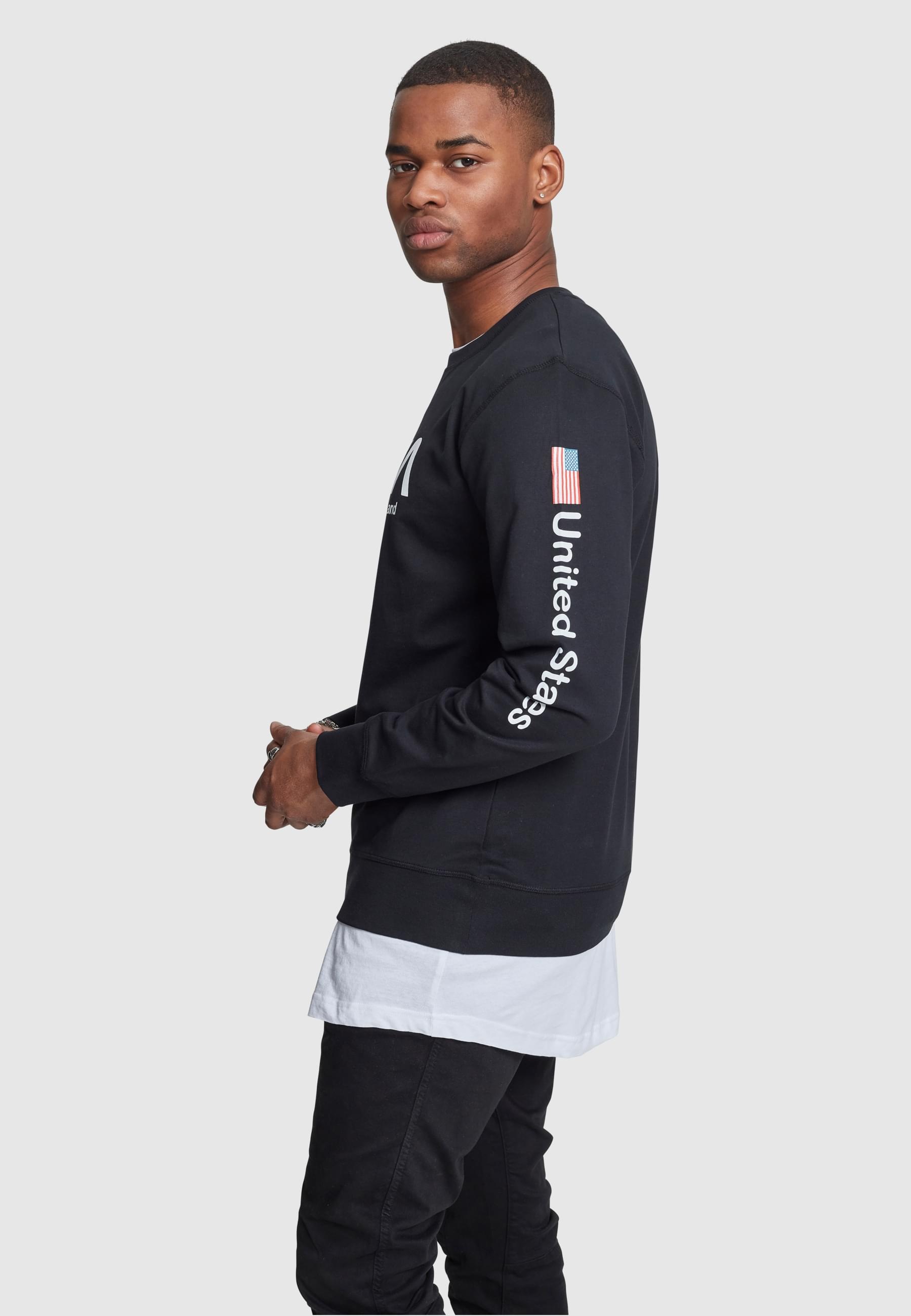 MisterTee Rundhalspullover »MisterTee Herren NASA US Crewneck«, (1 tlg.)