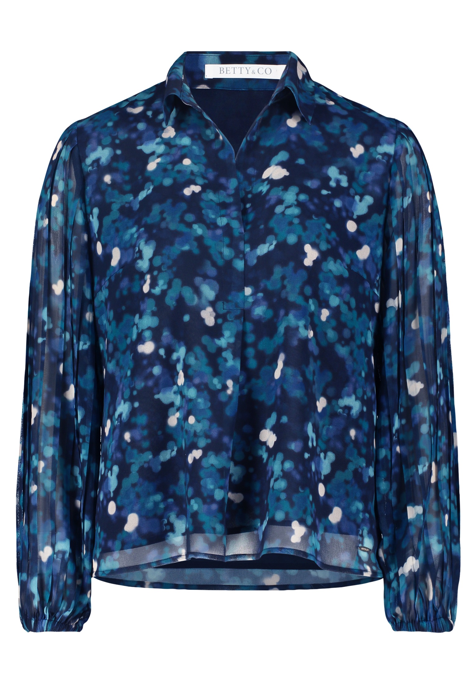 Betty&Co Schlupfbluse "Betty & Co Damen Schlupfbluse mit Plissee" günstig online kaufen