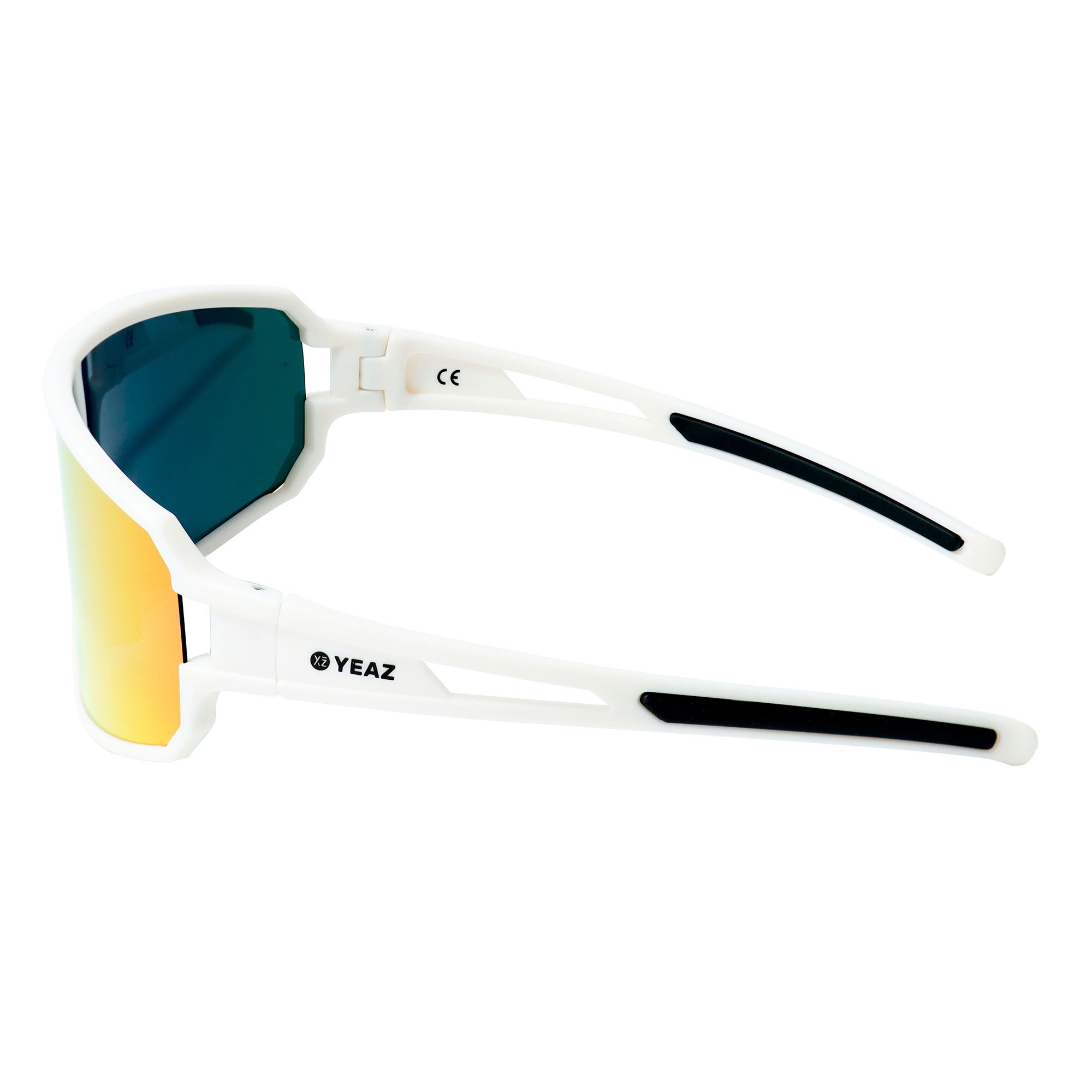 YEAZ Sportbrille »Sport-Sonnenbrille Creme White/Pink SUNWAVE«
