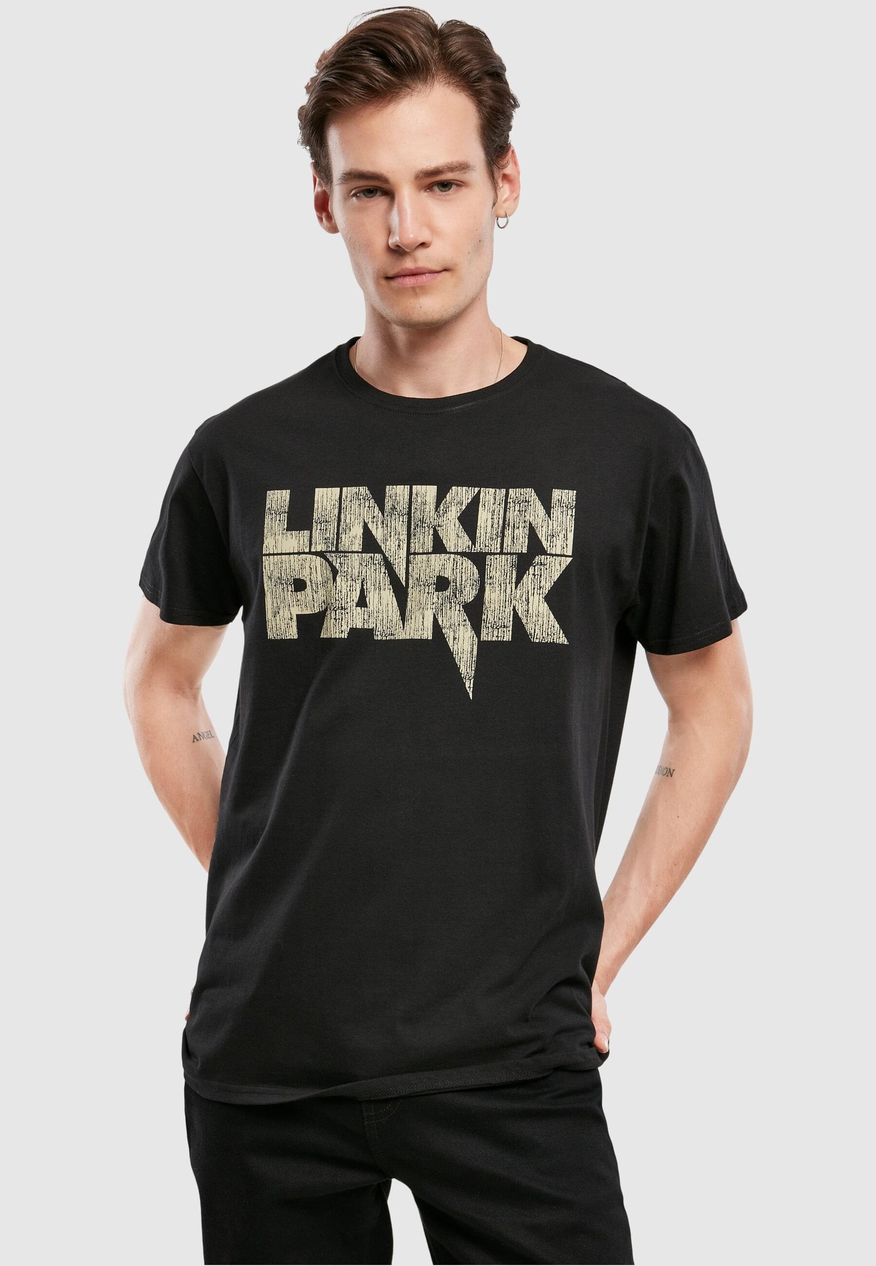 Merchcode Kurzarmshirt »Merchcode Herren Linkin Park Distressed Logo Tee«, (1 tlg.)