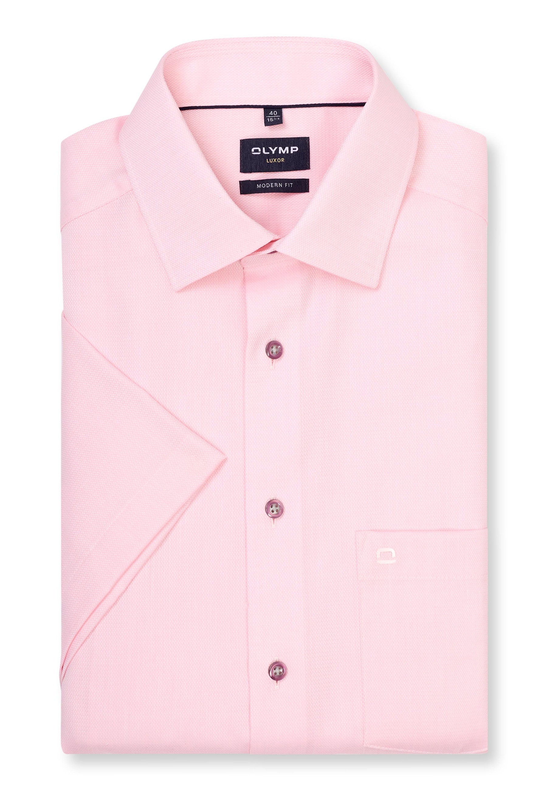 OLYMP Luxor Modern Fit Shirt Light Pink Size 47 6