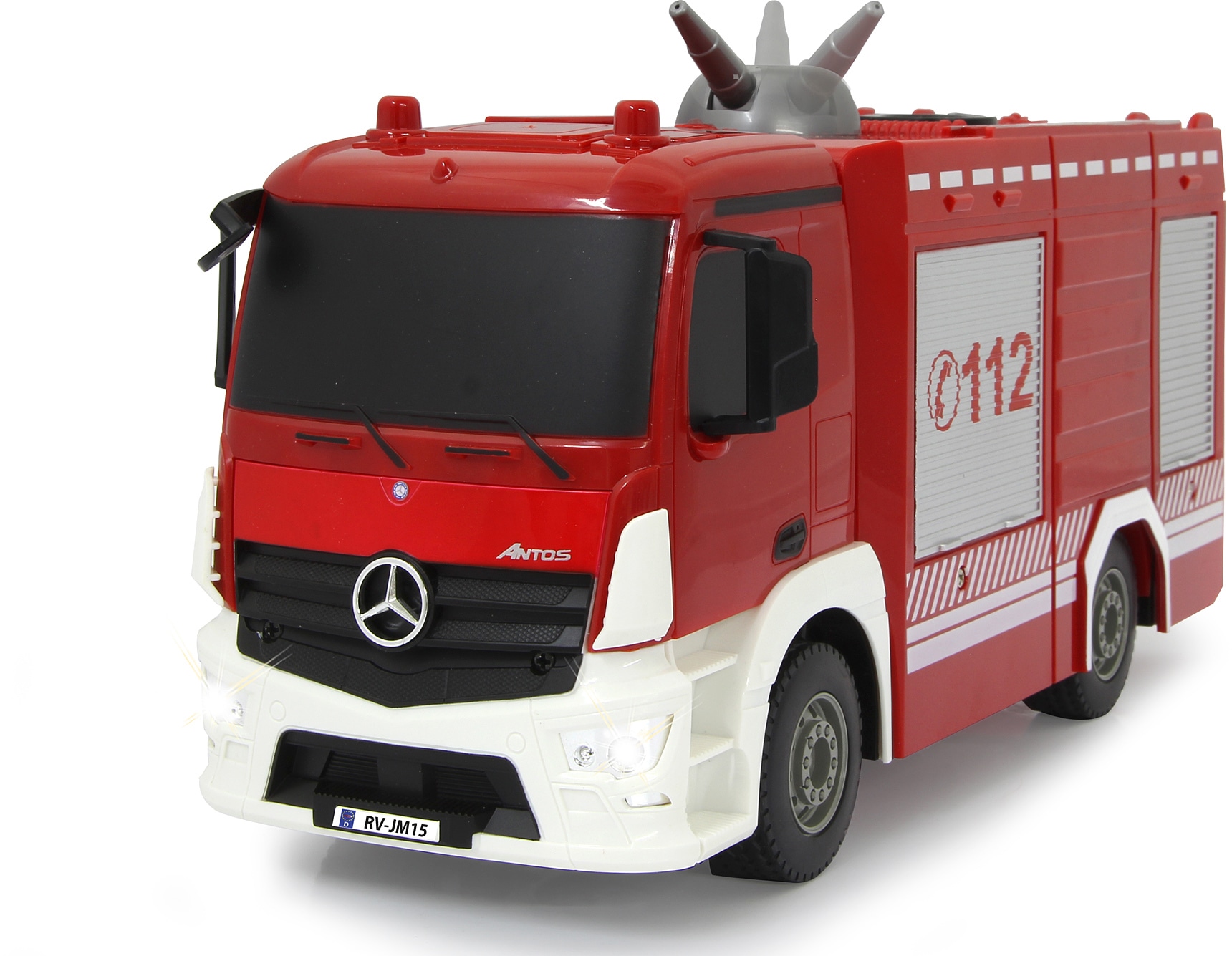 Jamara RC-LKW »Feuerwehr TLF Mercedes-Benz Antos 1:26 - 2,4 GHz«, mit Spritzfunktion