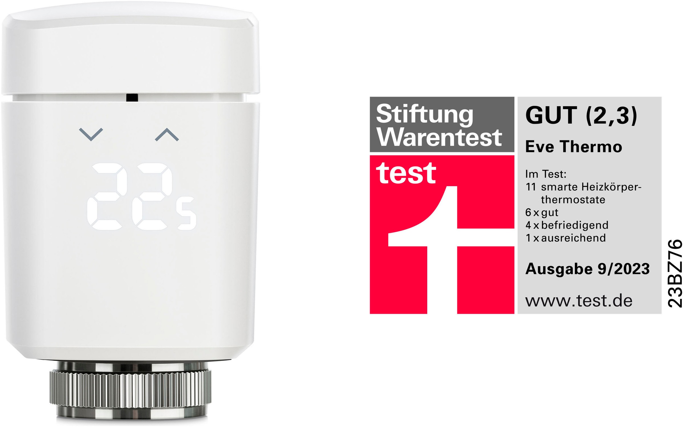 EVE Heizkörperthermostat »Thermo (Matter)-2er Pack«