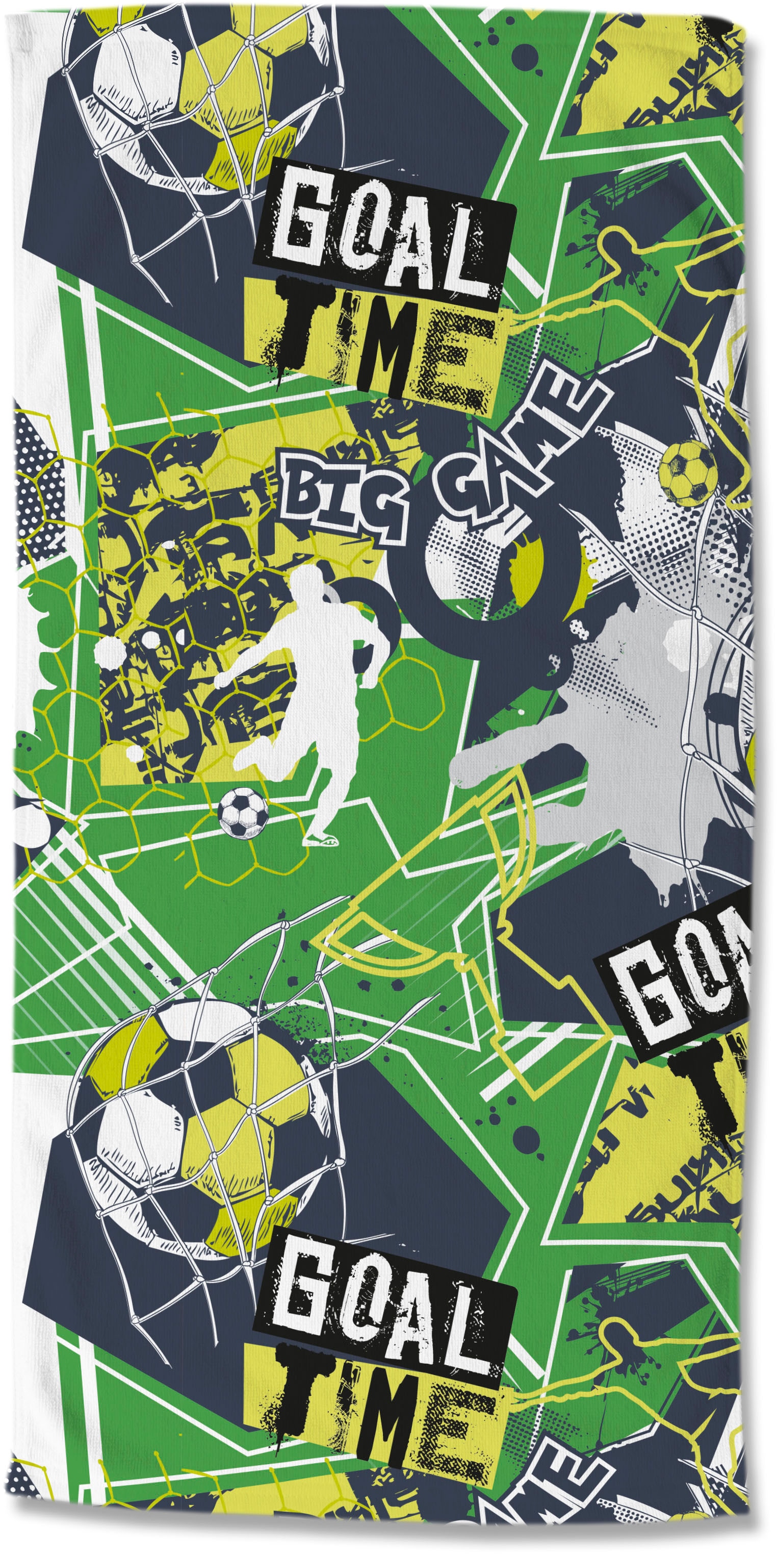 good morning Strandtuch "Goaltime" Kinder Strandtuch, Mikrofaser, Velours, günstig online kaufen