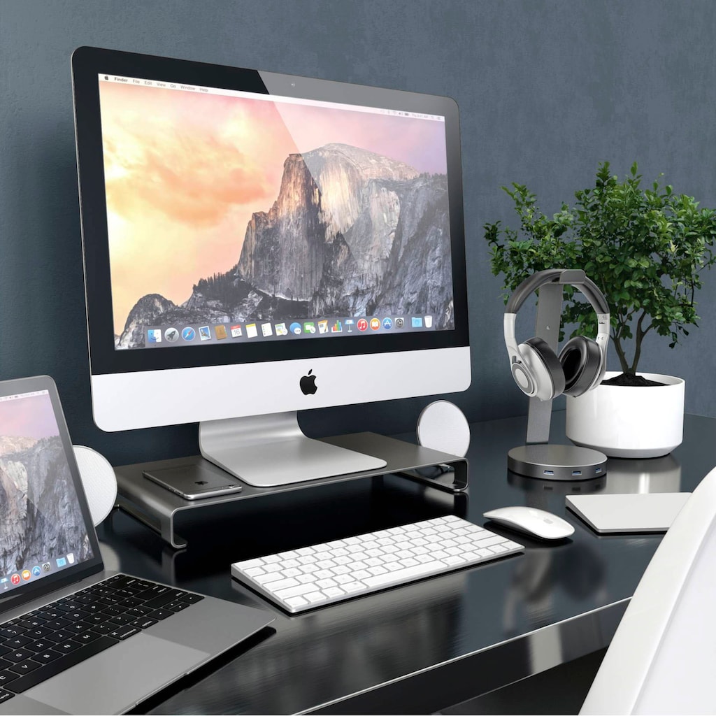 Satechi Halterung »Aluminum Monitor Stand«, (1 St.)