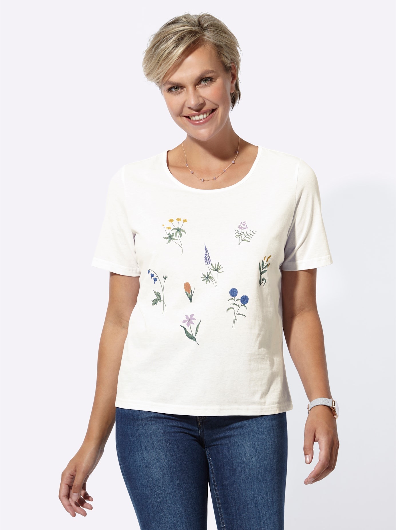 Classic Basics Kurzarmshirt "Shirt" 1 Stk. tlg. günstig online kaufen