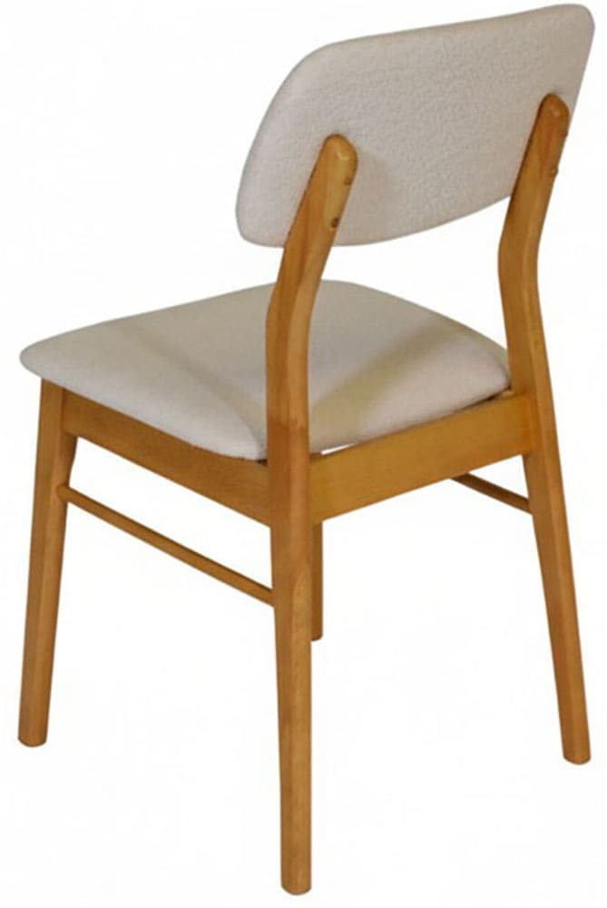 Jahnke Esszimmerstuhl »JOY SIT DUO« (Set) Esszimmerstuhl (2er Set), Massivholz, Boucle-Stoff,bis 110kg belastbar