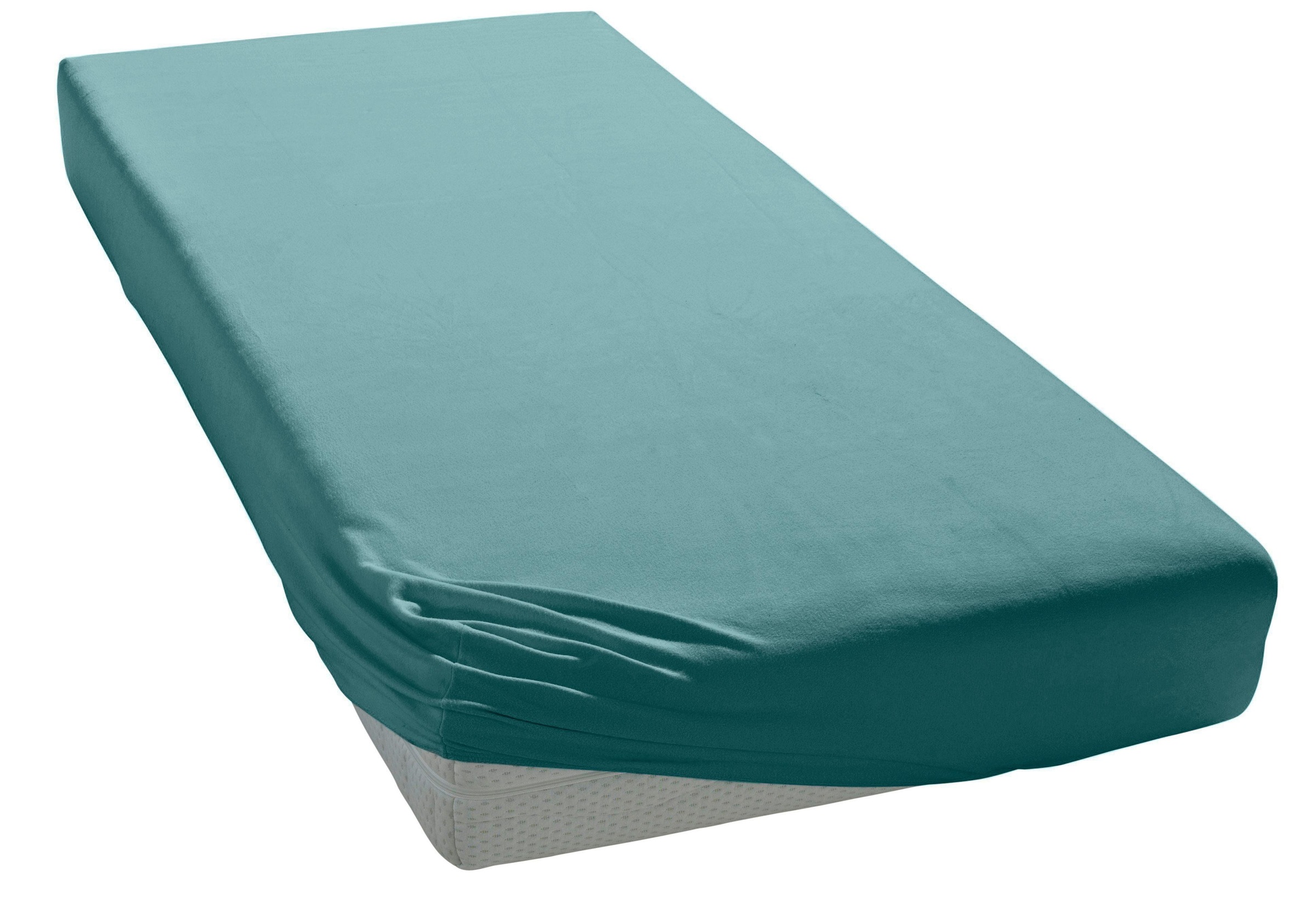 Elegante Spannbettlaken "Mako-Jersey" in hochwertiger Qualität mit Elasthan-Anteil