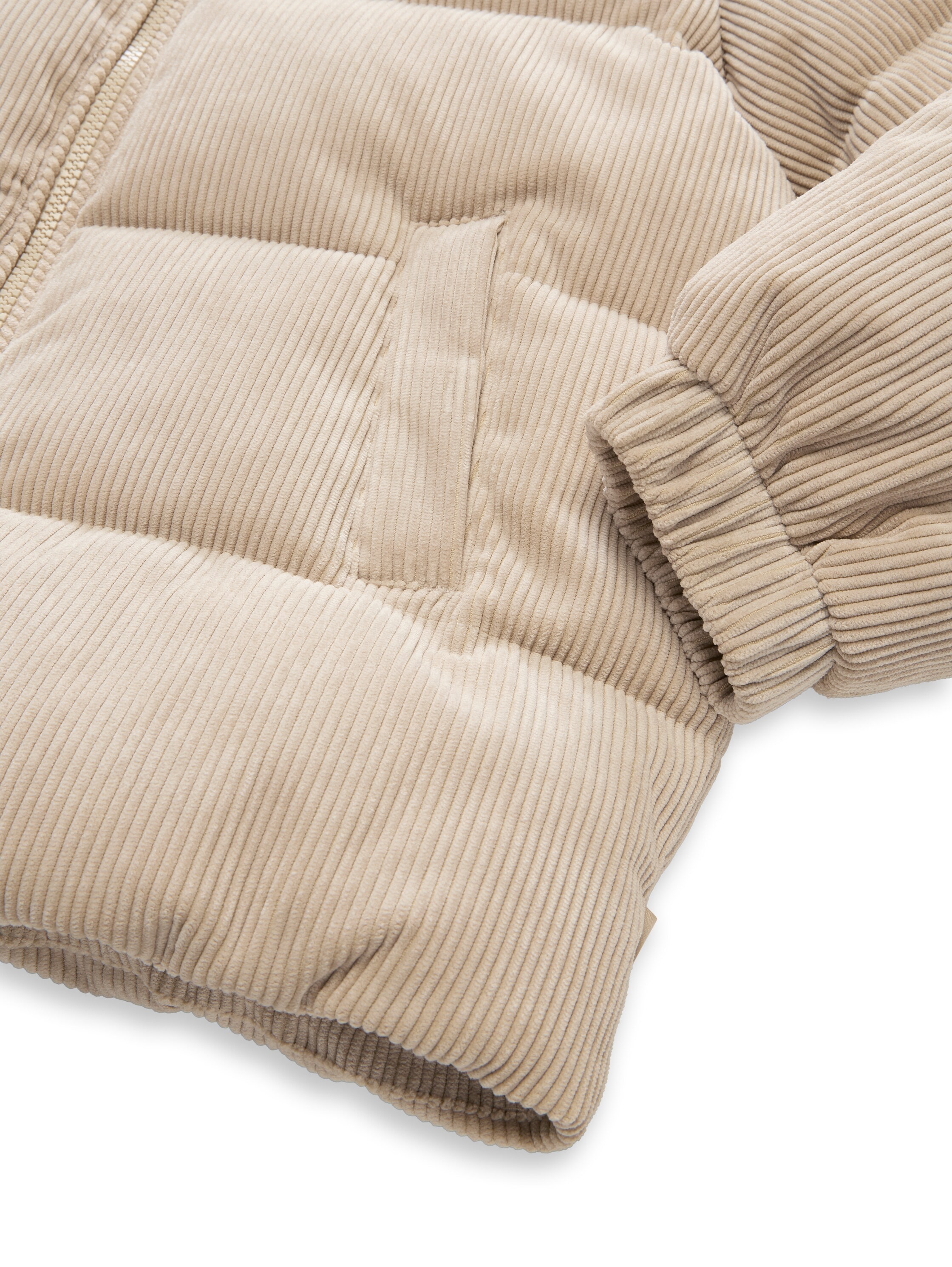 TOM TAILOR Cordjacke ohne Kapuze mit Stehkragen mit Reißverschluss