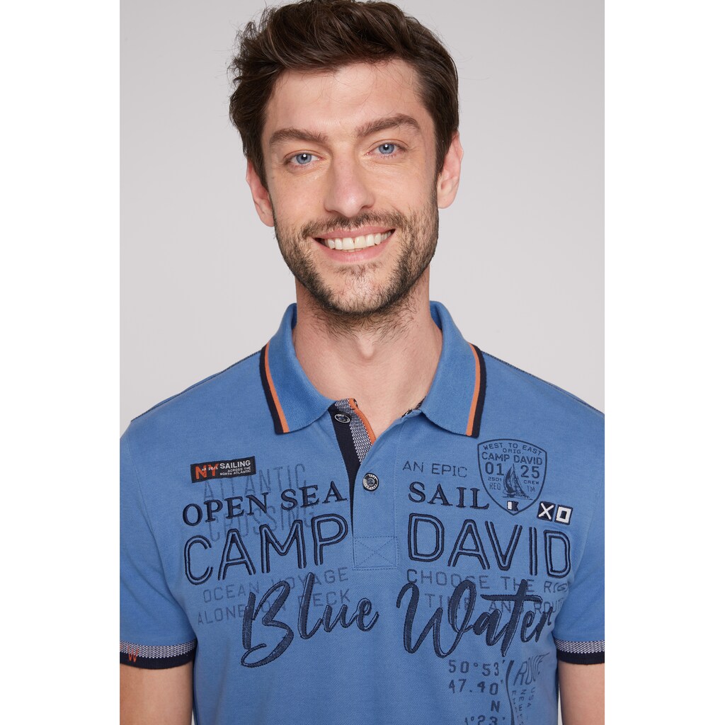 CAMP DAVID Poloshirt