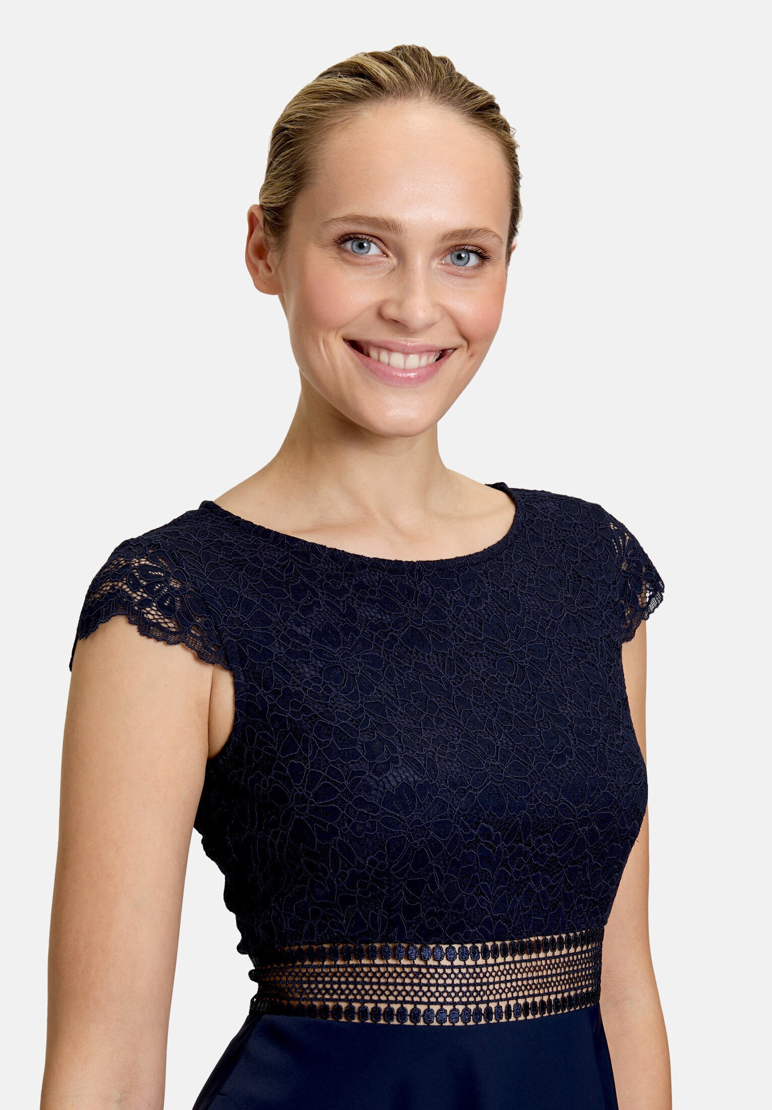 Vera Mont Abendkleid »Damen mit Spitze« Nahttasche Spitze