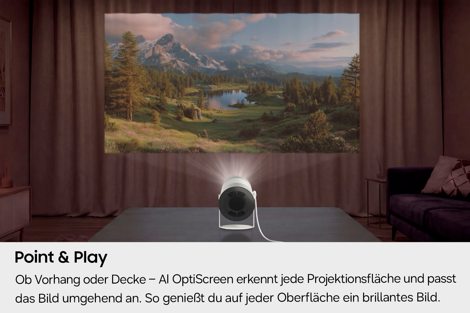 Samsung Portabler Projektor »The Freestyle+« (430 lm 100000:1 1920 x 1080 px)