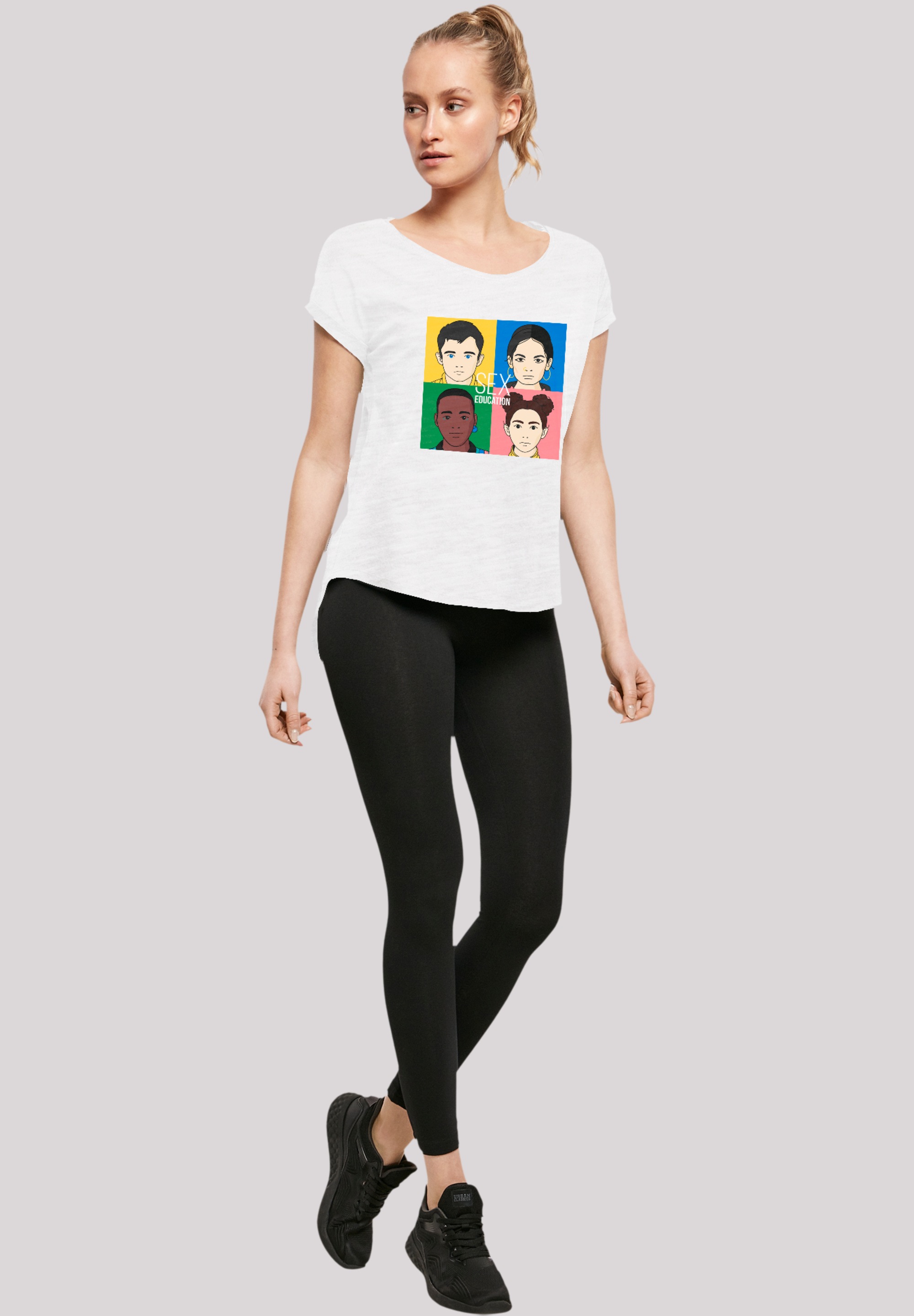 F4NT4STIC T-Shirt »Sex Education Blur Cover Netflix TV Series«, Premium Qualität