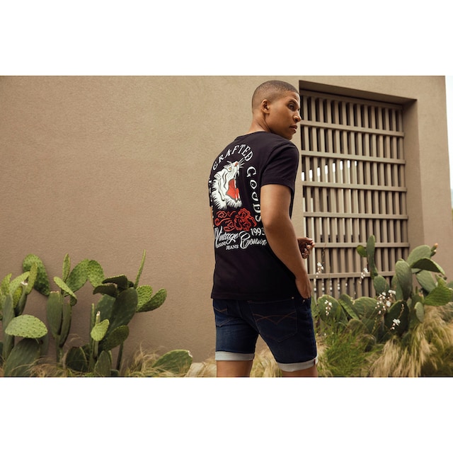 Bruno Banani T-Shirt, mit modischem Rückenprint ▷ kaufen | BAUR