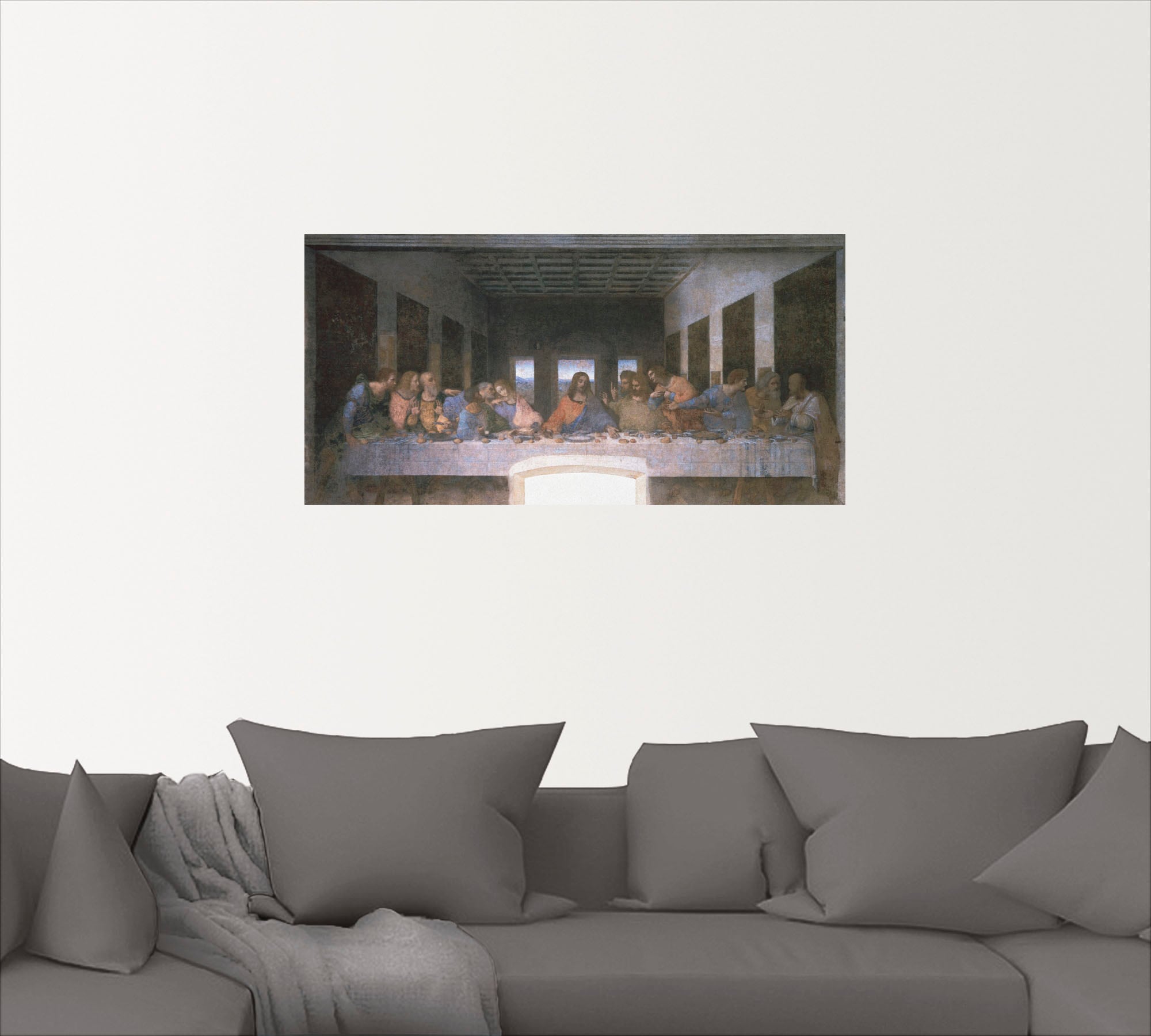 Artland Wandbild »Das letzte Abendmahl«, Religion, (1 St.), als Leinwandbild, Wandaufkleber in verschied. Größen