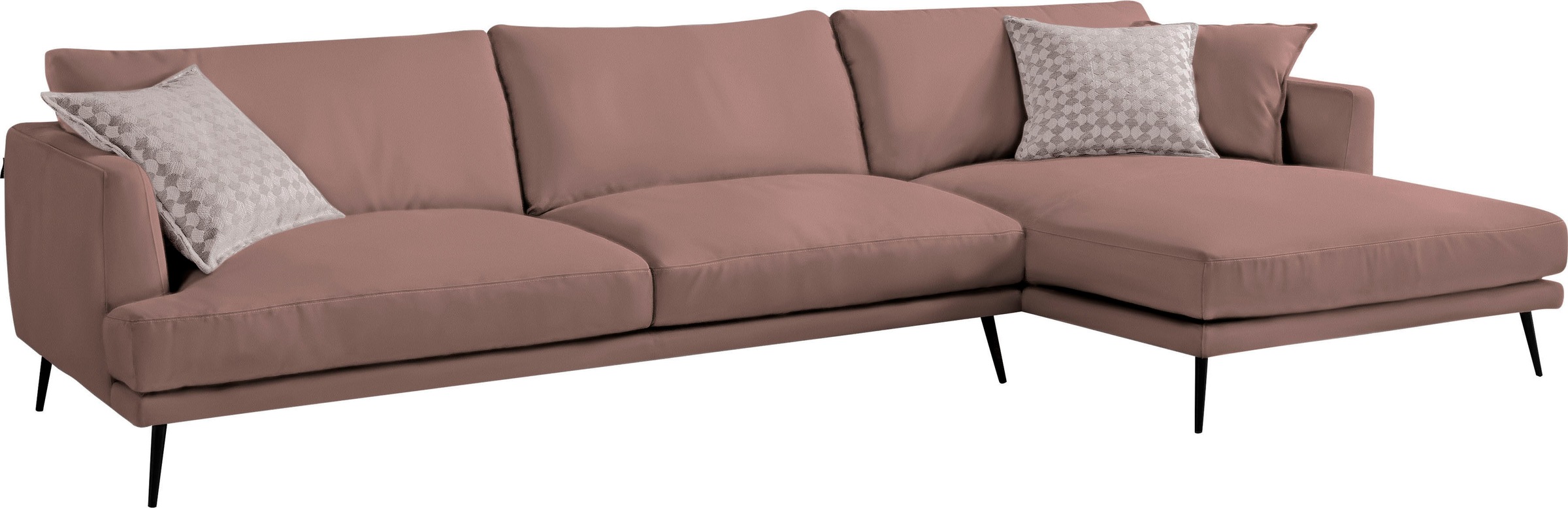 Egoitaliano Ecksofa "Sophia, Designsofa mit extrakomfortablem Sitzkomfort, günstig online kaufen