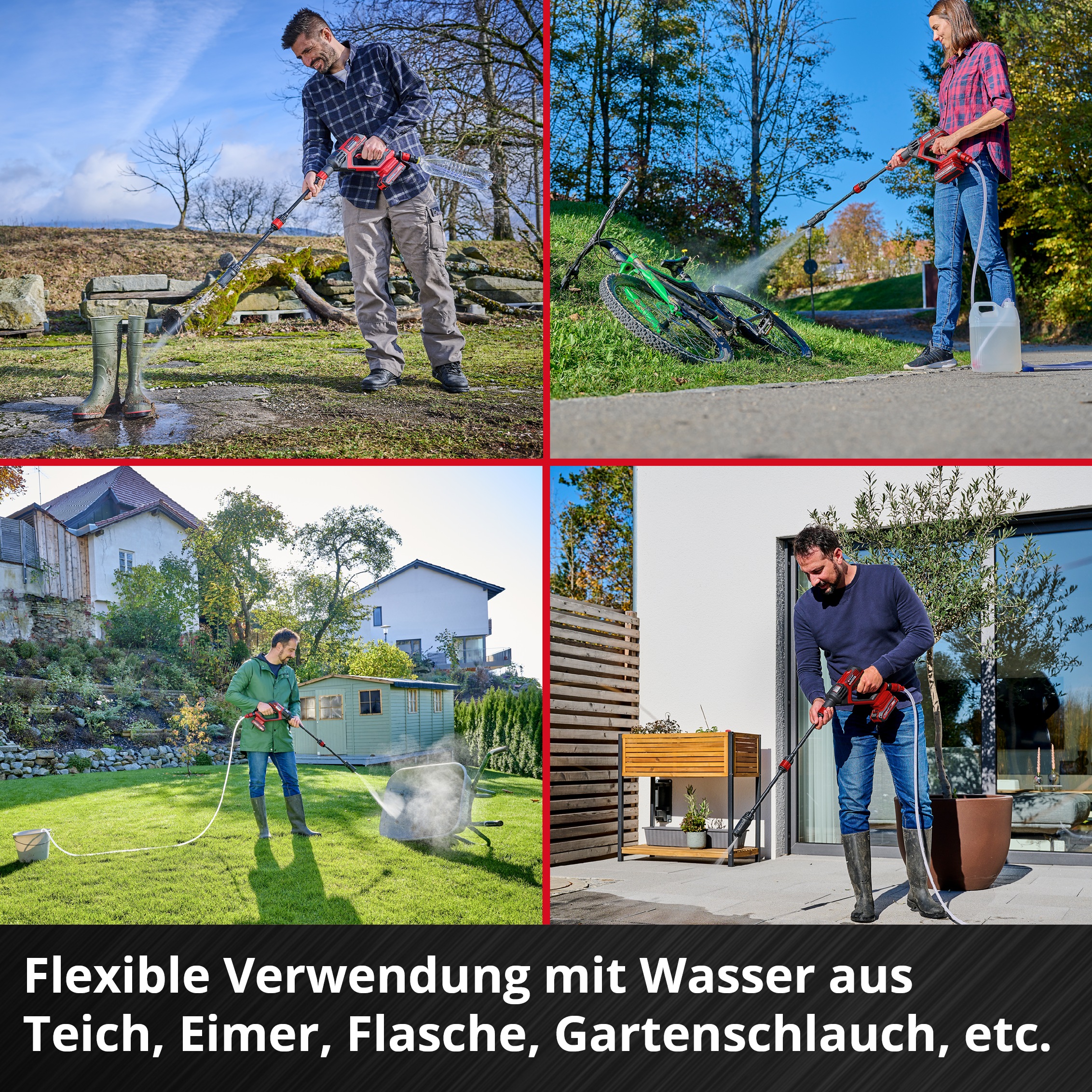 Einhell Akku-Druckreiniger »HYPRESSO 18/24-1« Druckreinigerpistole ohne Akku und Ladegerät