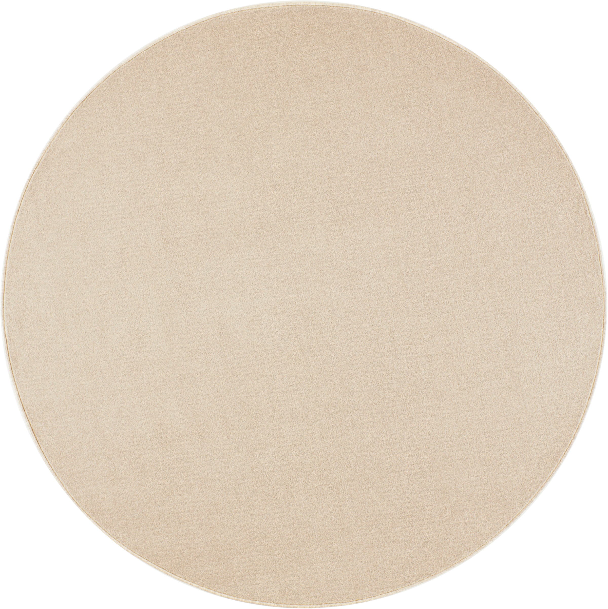 HANSE Home Teppich »Shashi«, rund, 8,5 mm Höhe, Kurzflor, Unifarben, Teppich, Weich, Esszimmer, Kinderzimmer, Flur