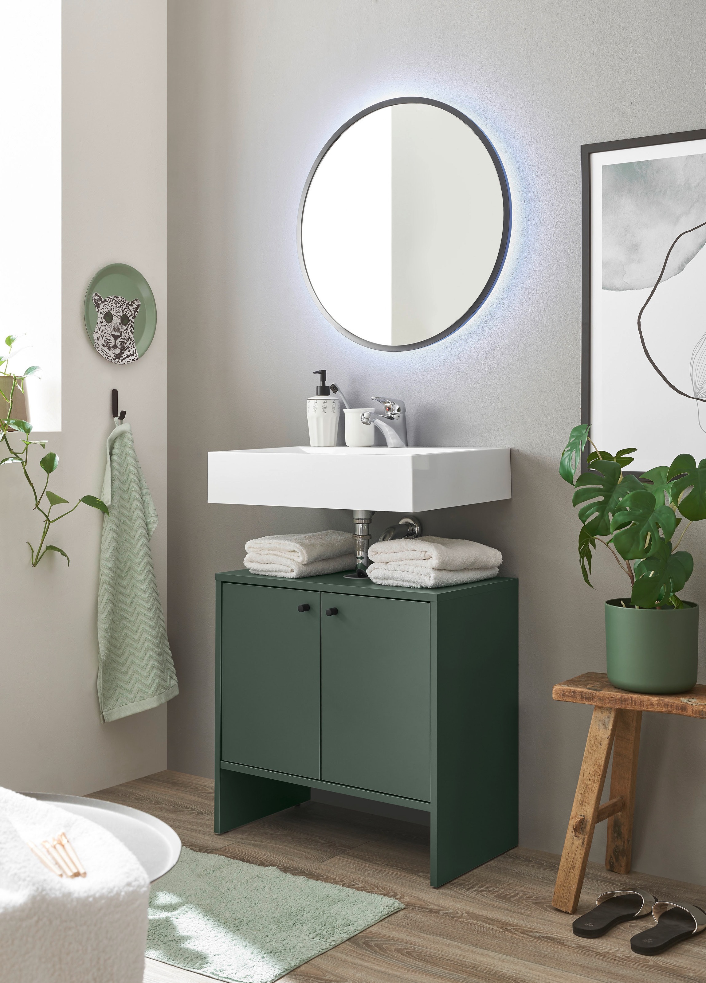 BASIC by Balculina Waschbeckenunterschrank "Kairo" 1 Stk. tlg. Moderne Farb günstig online kaufen