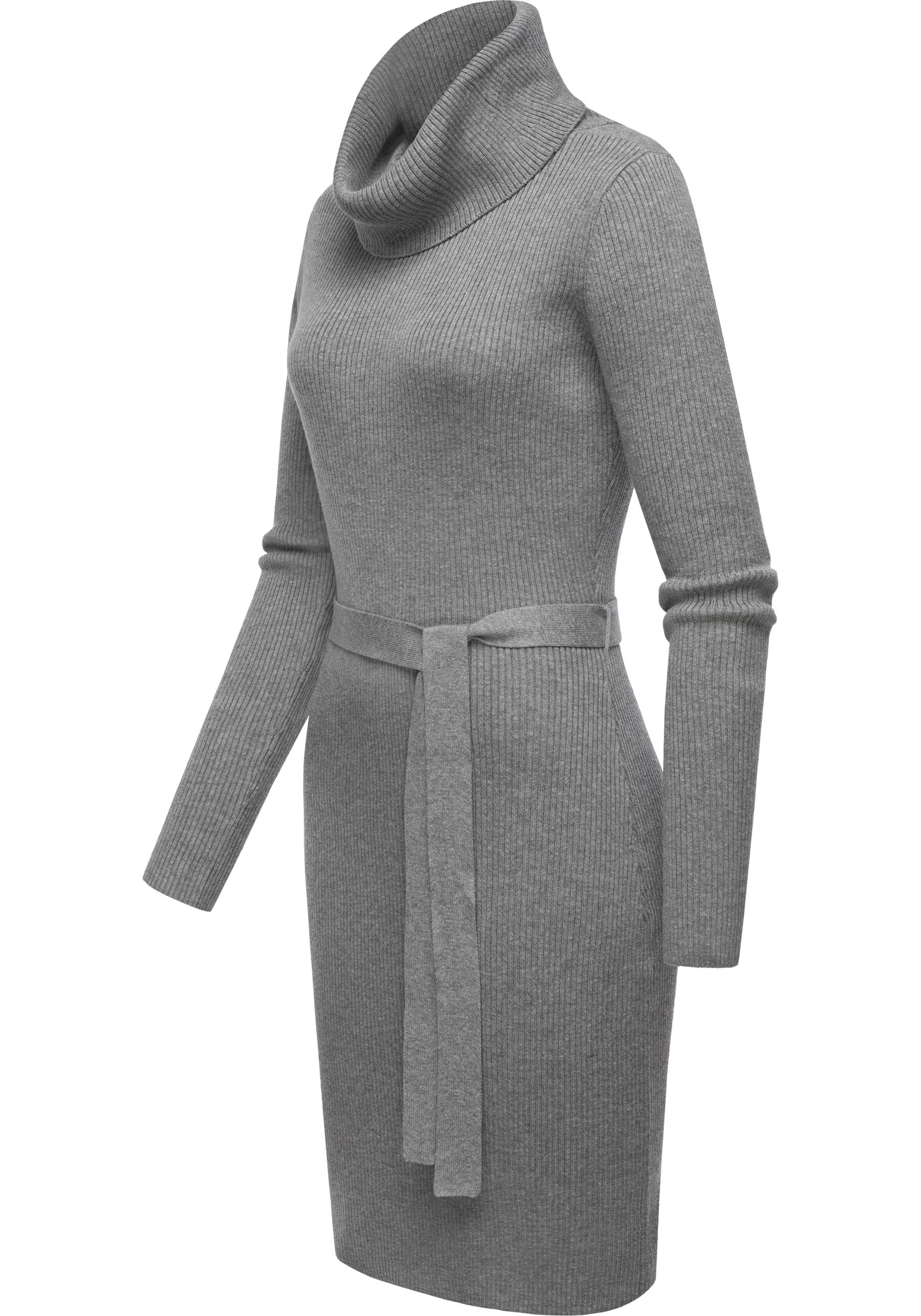Ragwear Sweatkleid "Miyya" Ohne Taschen warmes Winterkleid mit breitem Roll günstig online kaufen